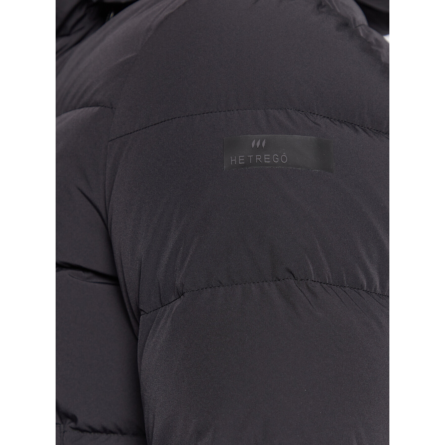 Hetregó Пухено яке Thomas 8M424 22WU09 Черен Regular Fit - Pepit.bg