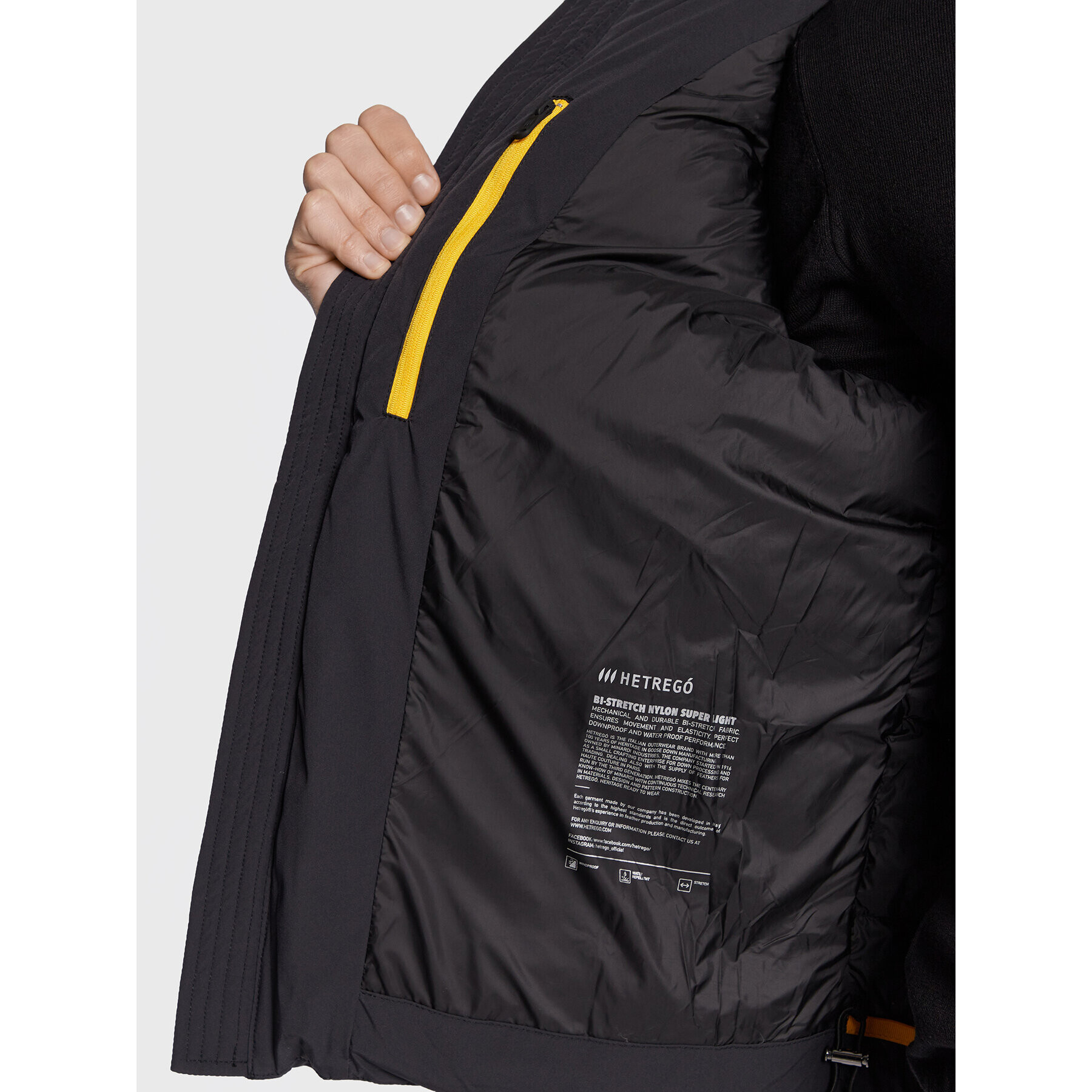 Hetregó Пухено яке Thomas 8M424 22WU09 Черен Regular Fit - Pepit.bg