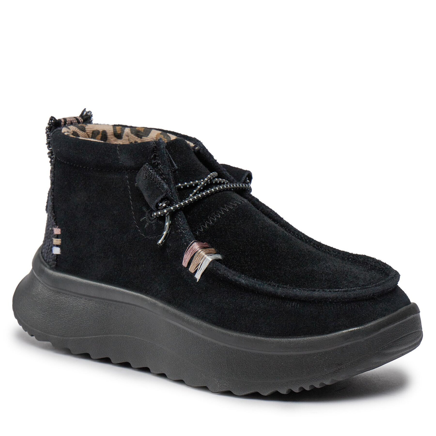 Hey Dude Обувки Wendy Peak Hi Suede 40411-001 Черен - Pepit.bg