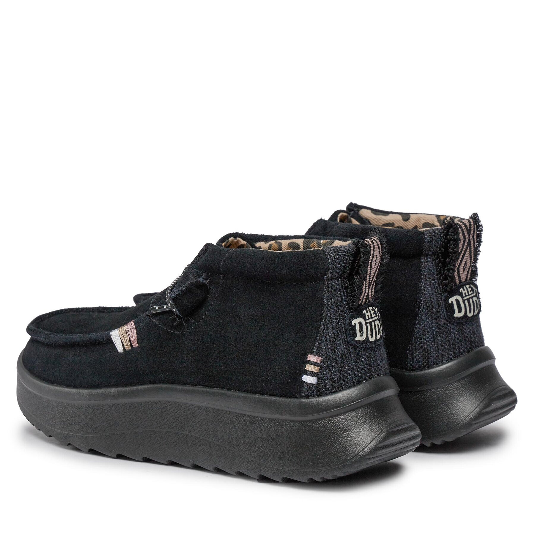 Hey Dude Обувки Wendy Peak Hi Suede 40411-001 Черен - Pepit.bg