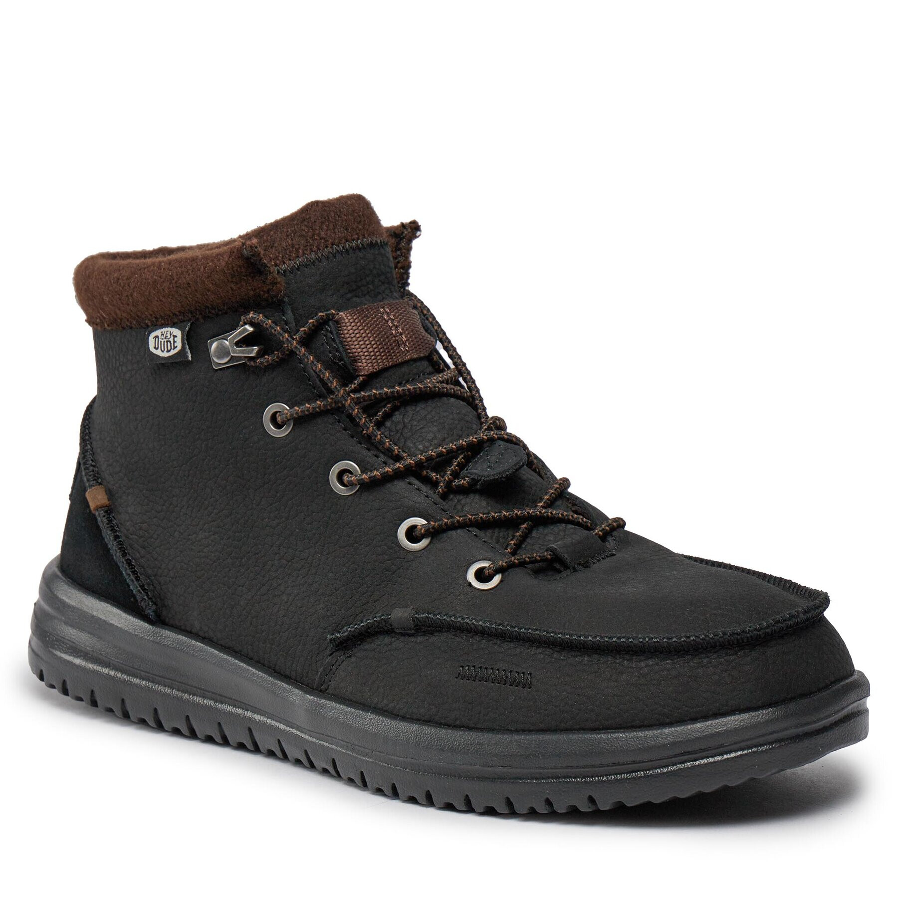 Hey Dude Зимни обувки Bradley Boot Leather 40189-001 Черен - Pepit.bg