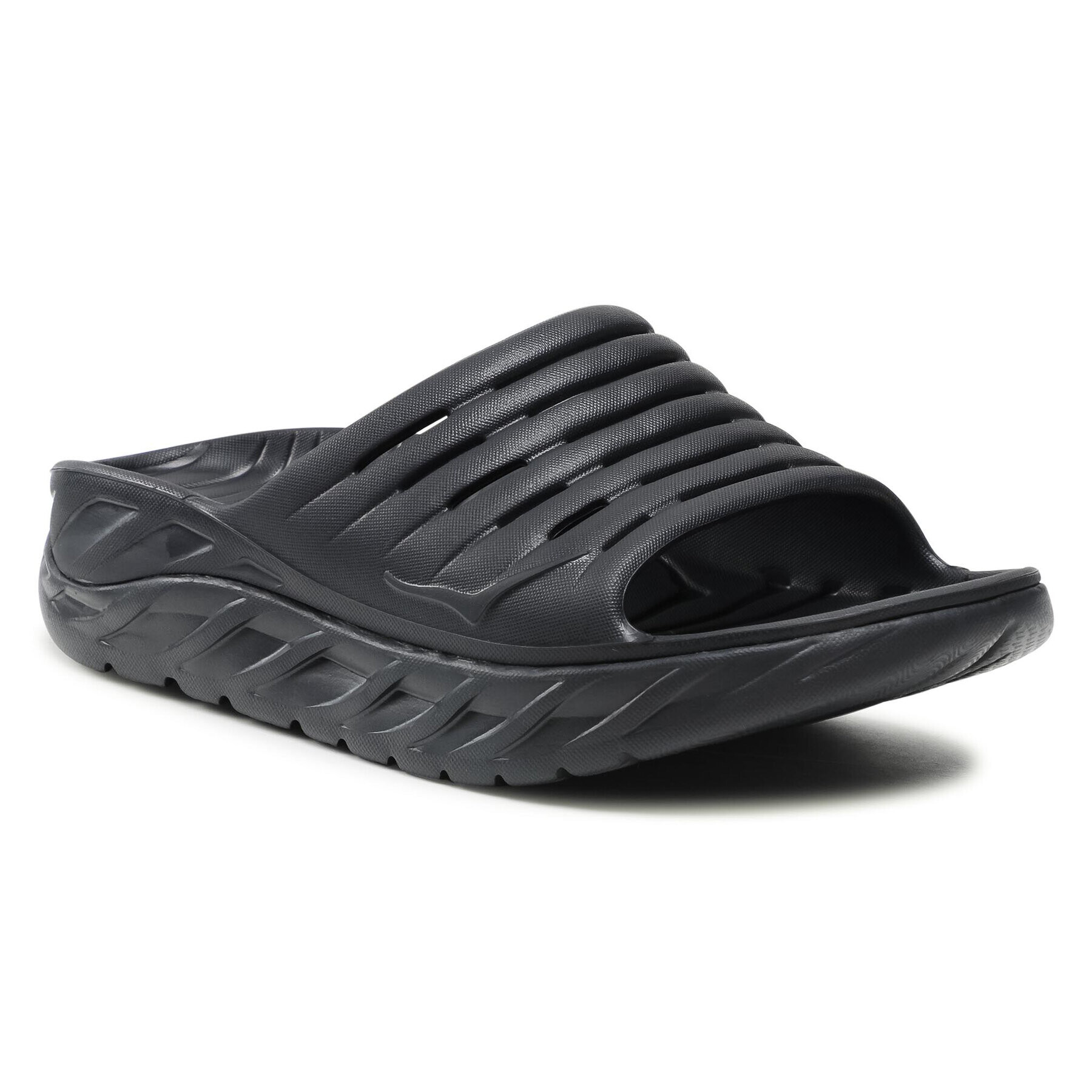 Hoka Чехли M Ora Recovery Slide 1099673 Черен - Pepit.bg