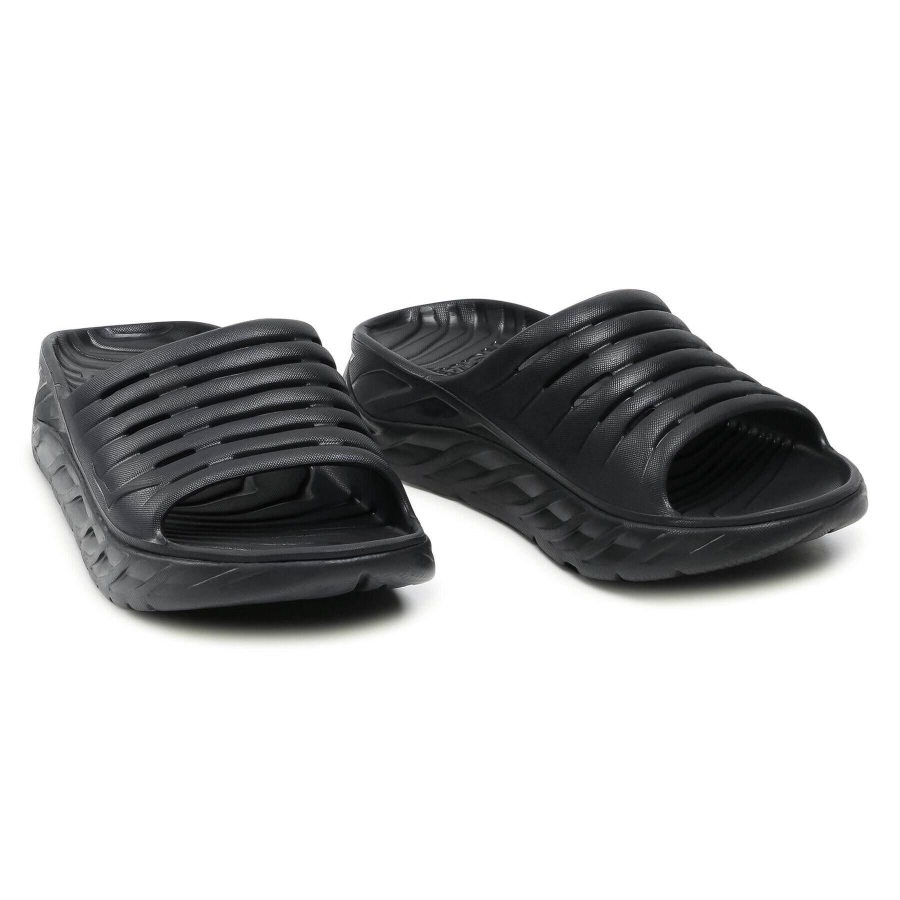 Hoka Чехли M Ora Recovery Slide 1099673 Черен - Pepit.bg