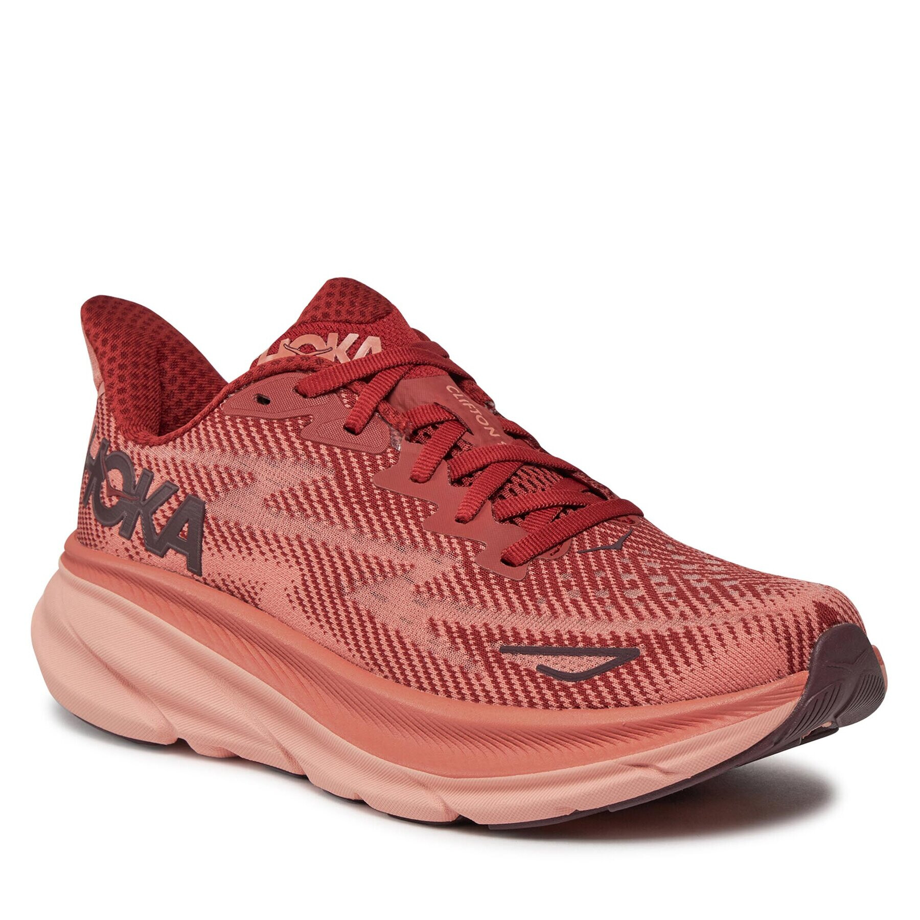 Hoka Обувки Clifton 9 1127896 Червен - Pepit.bg