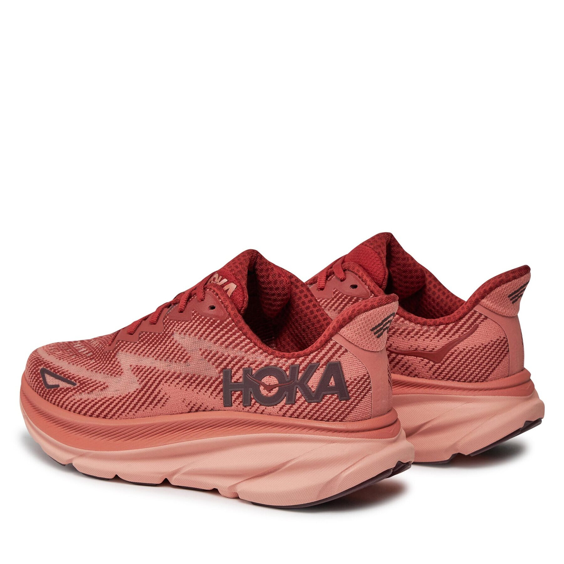 Hoka Обувки Clifton 9 1127896 Червен - Pepit.bg