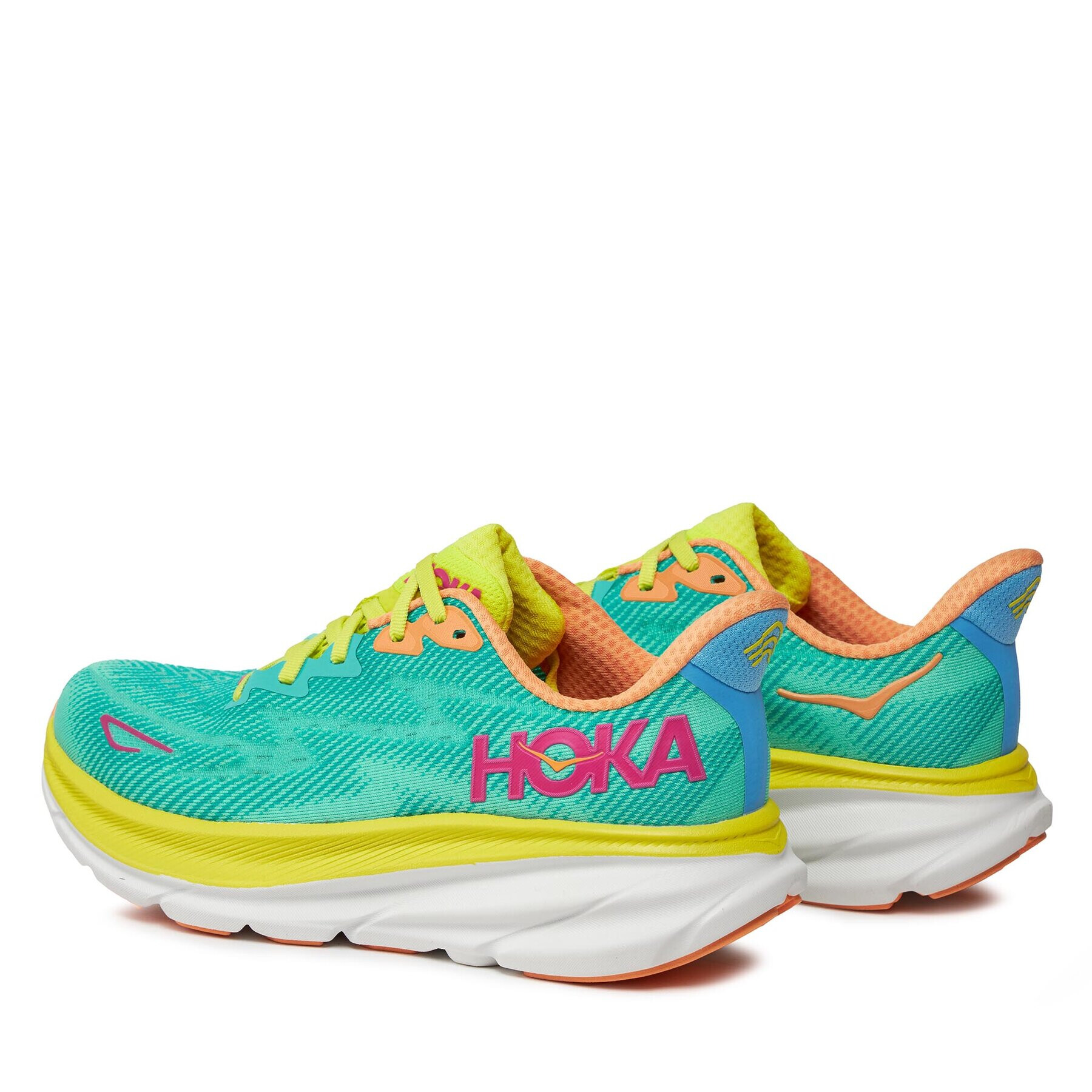 Hoka Обувки Clifton 9 1127896 Зелен - Pepit.bg