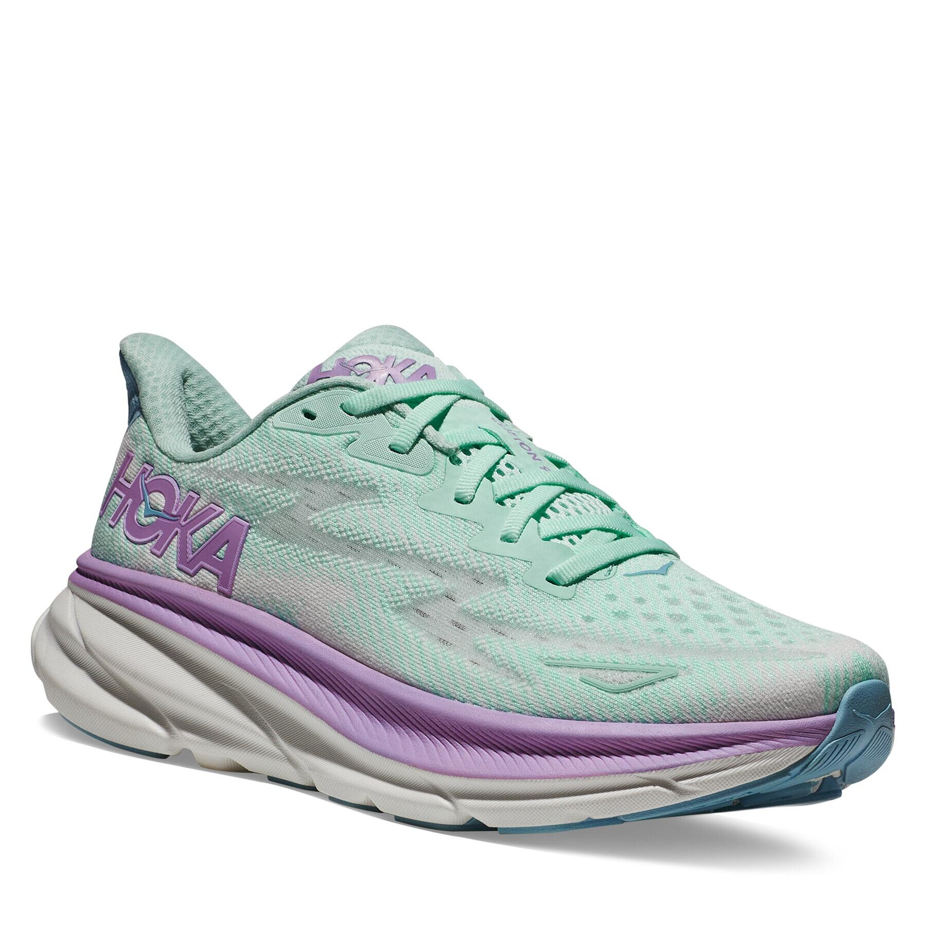 Hoka Обувки Clifton 9 1127896 Зелен - Pepit.bg