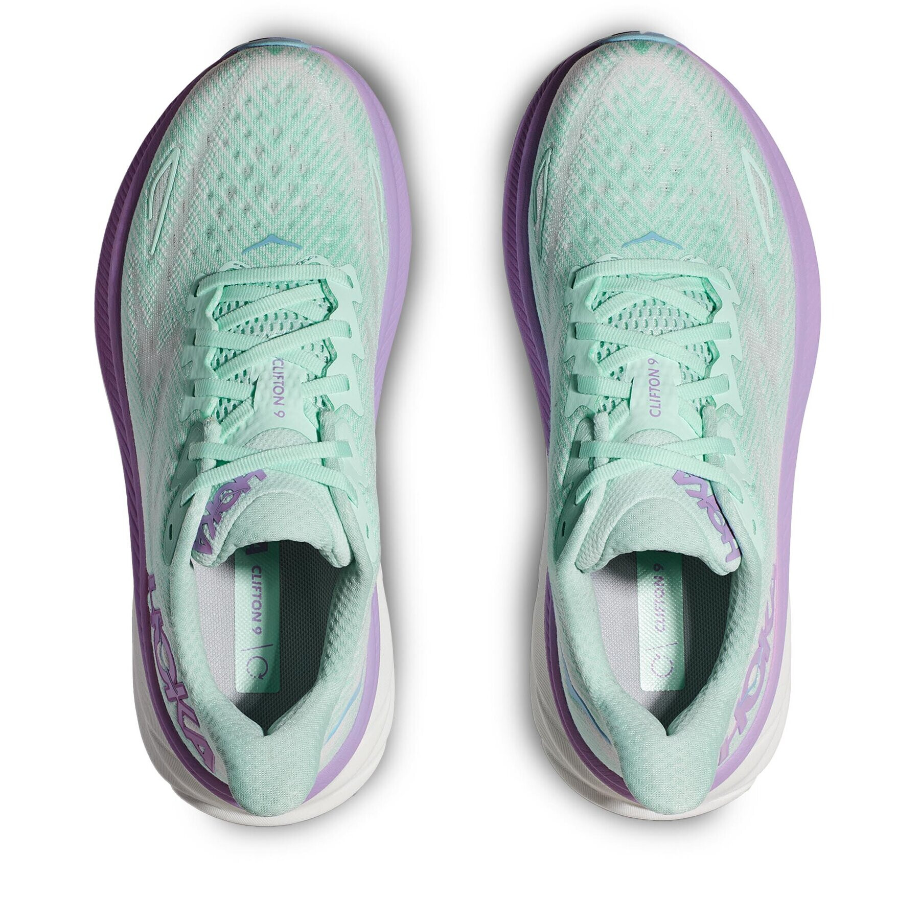 Hoka Обувки Clifton 9 1127896 Зелен - Pepit.bg