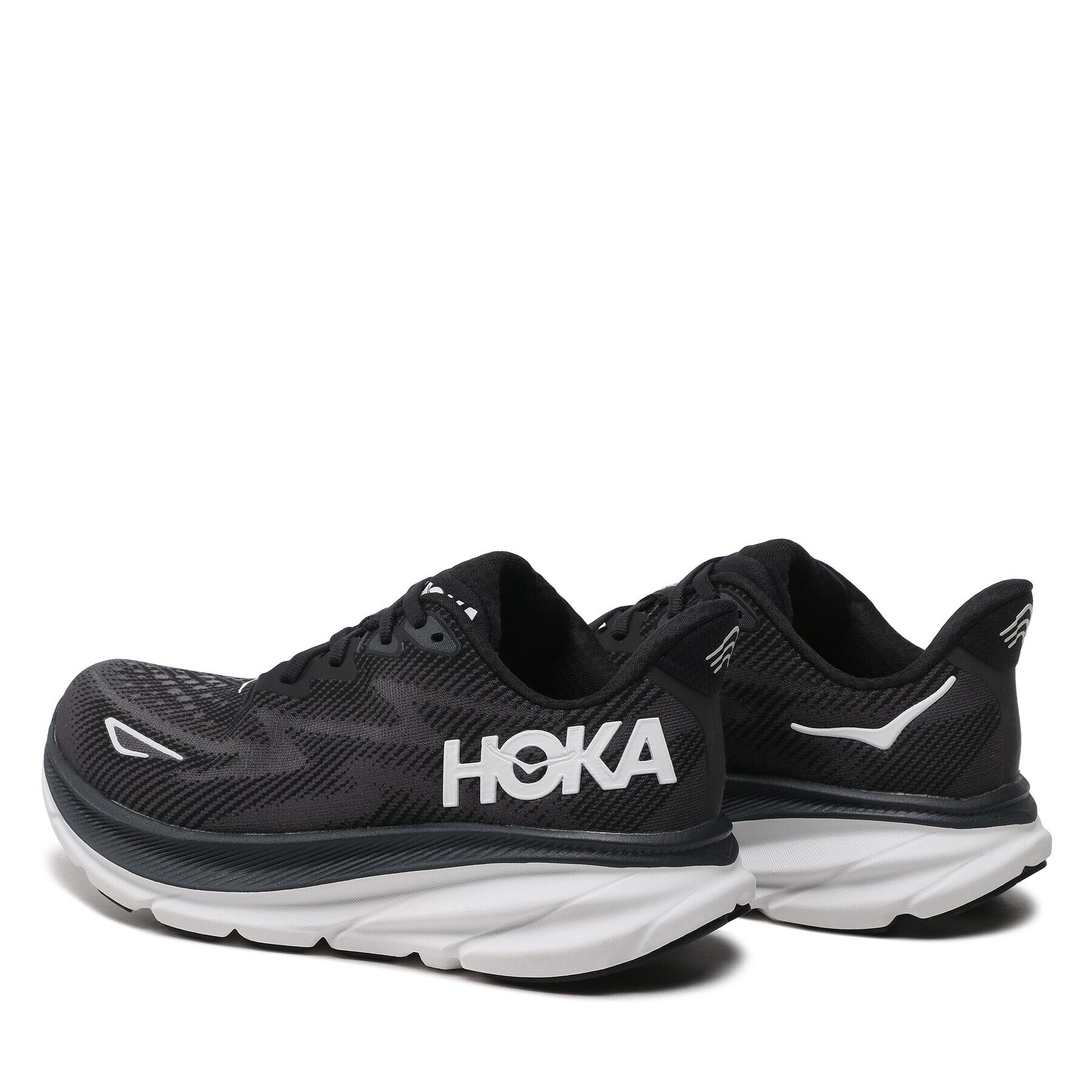 Hoka Обувки Clifton 9 1132211 WIDE Черен - Pepit.bg