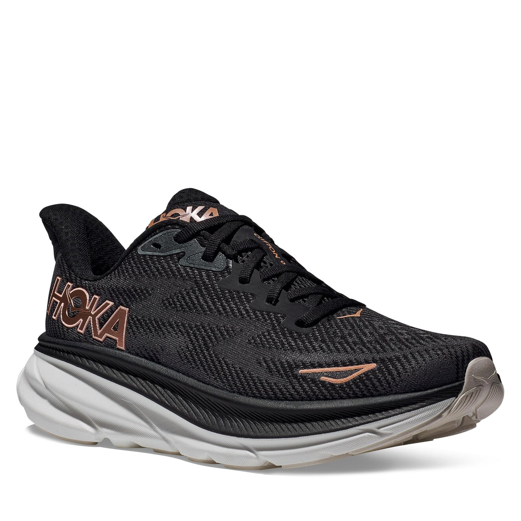 Hoka Обувки Clifton 9 Wide 1132211 Черен - Pepit.bg