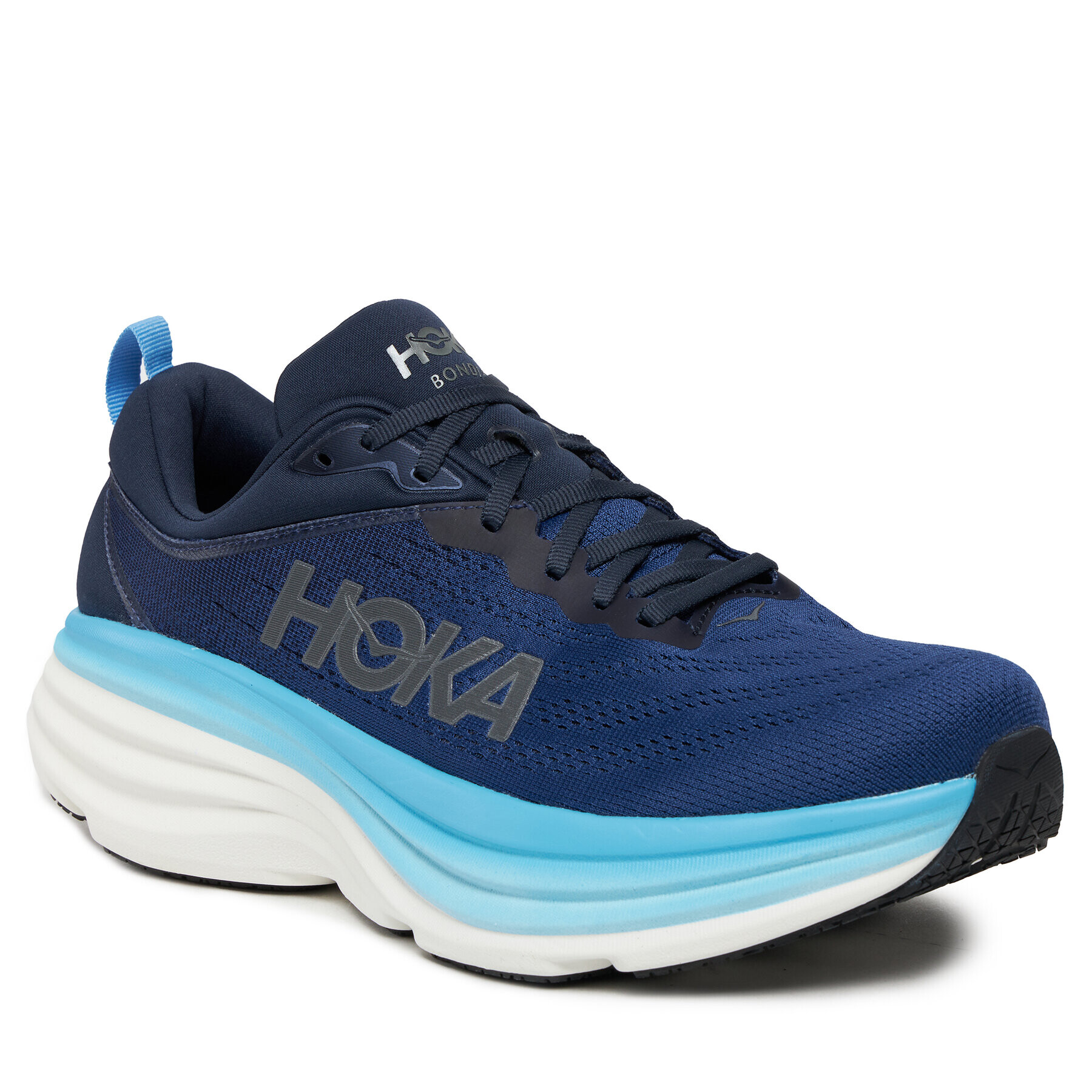 Hoka Обувки M Bondi 8 Wide 1127953-OSAA Син - Pepit.bg