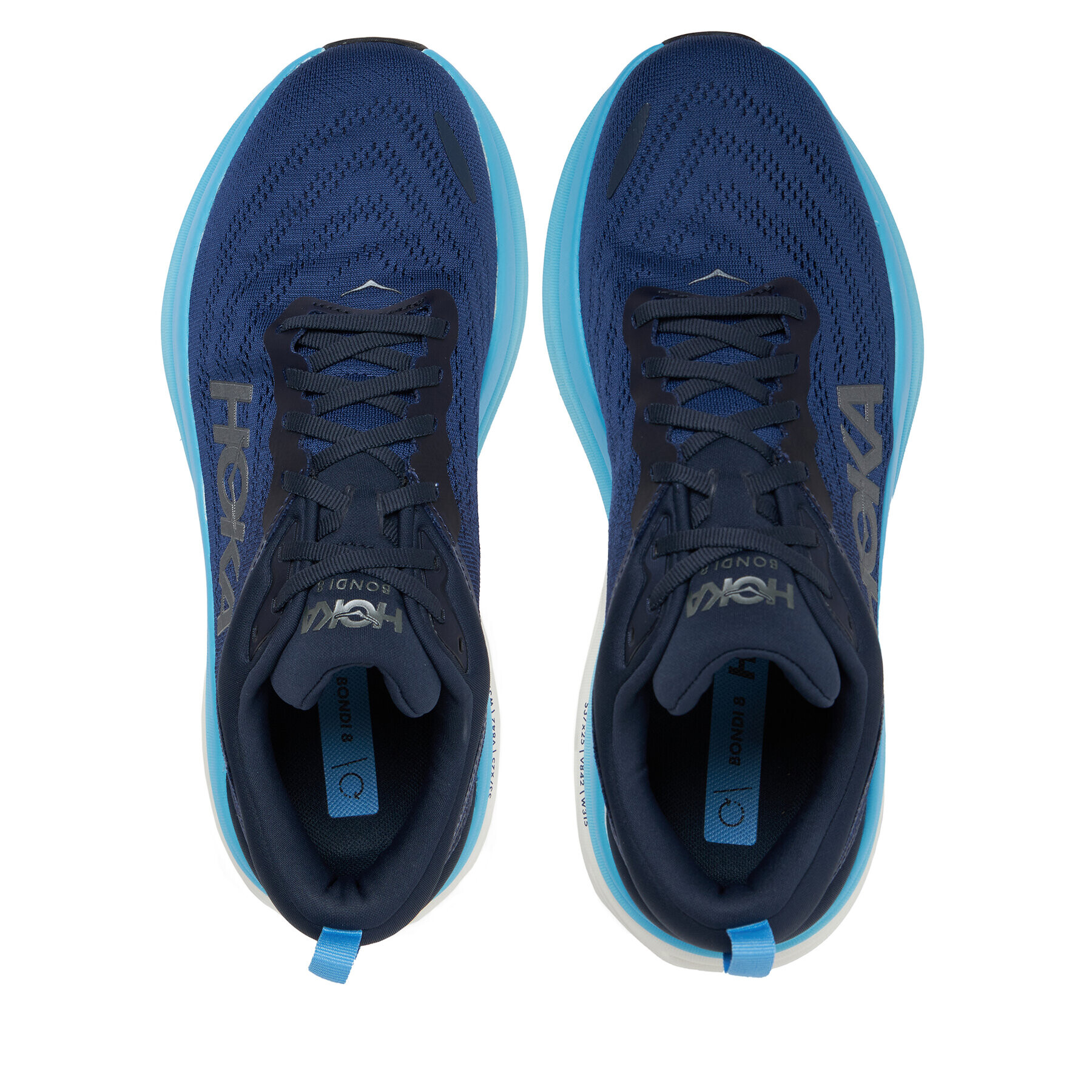 Hoka Обувки M Bondi 8 Wide 1127953-OSAA Син - Pepit.bg