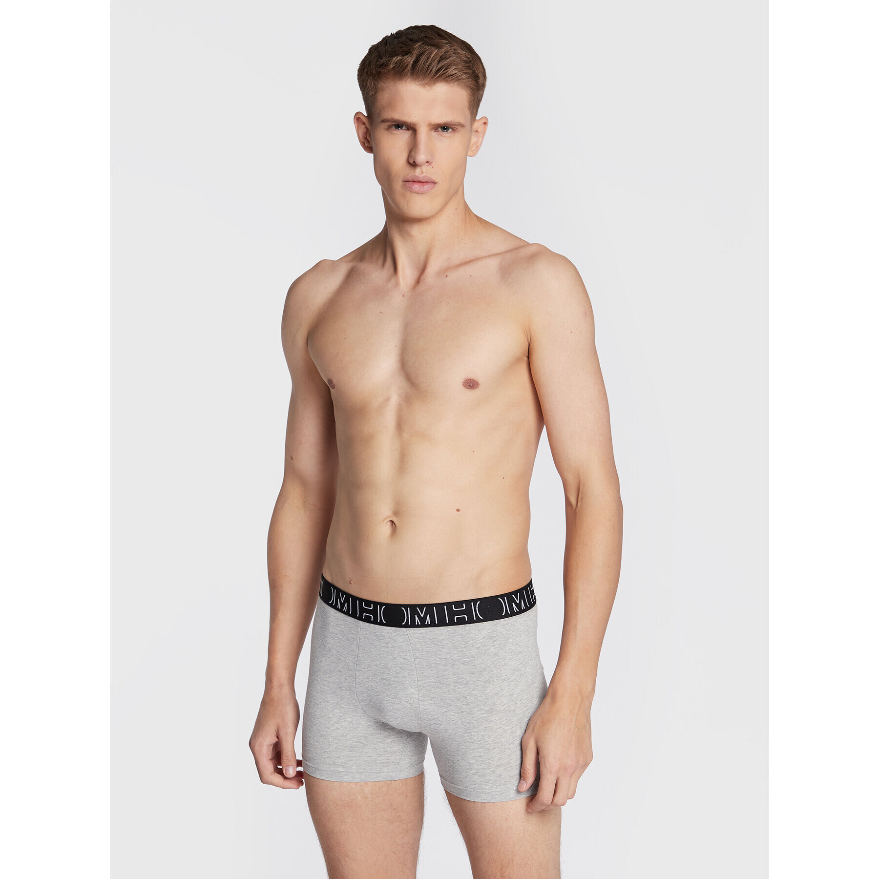HOM Комплект 3 чифта боксерки Patrick 405769 Сив - Pepit.bg