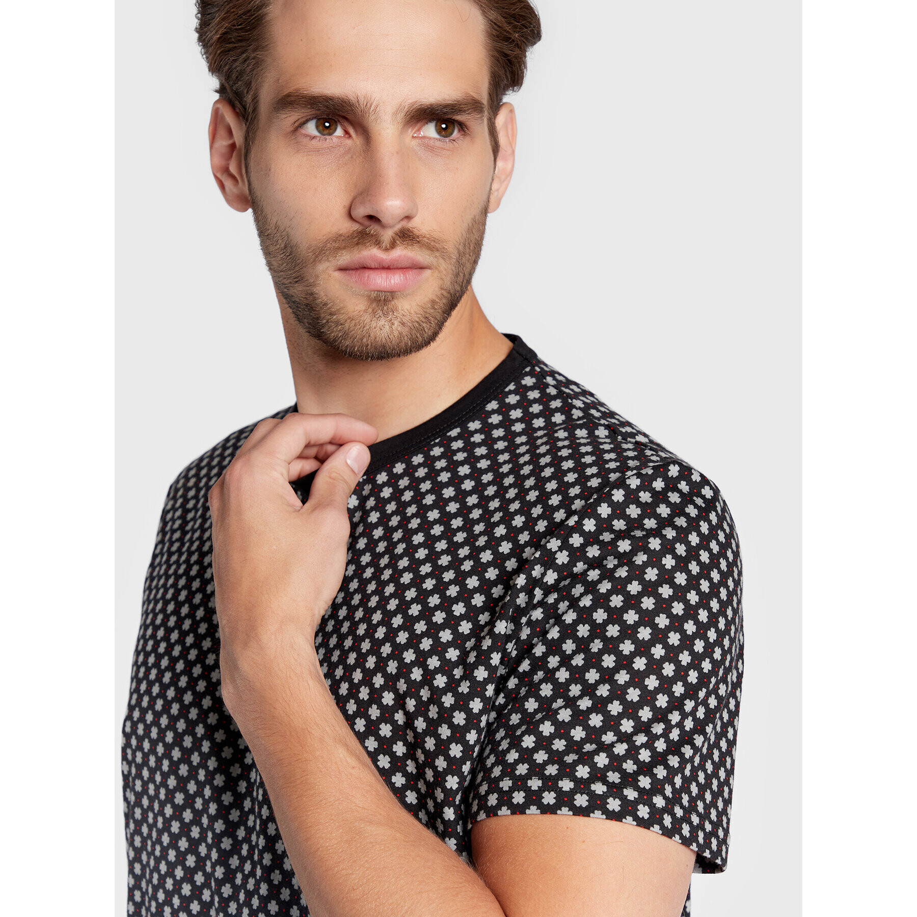 HOM Пижама Fortaleza 402412 Черен Regular Fit - Pepit.bg