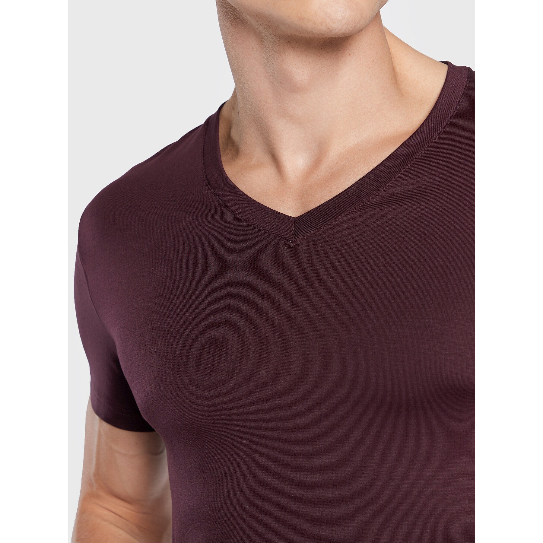 HOM Потник Tencel Soft 402466 Бордо Regular Fit - Pepit.bg