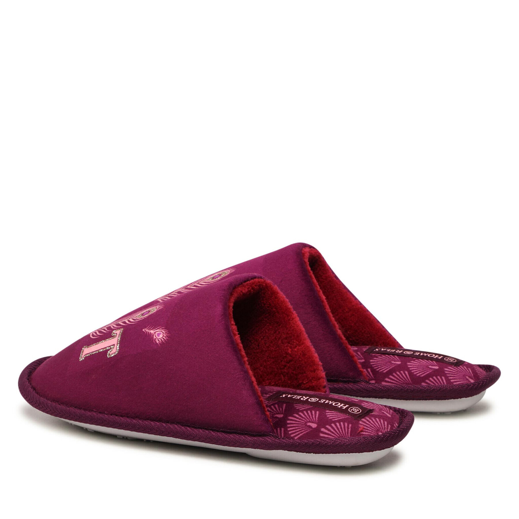 Home & Relax Пантофи 22SAG1016 Виолетов - Pepit.bg