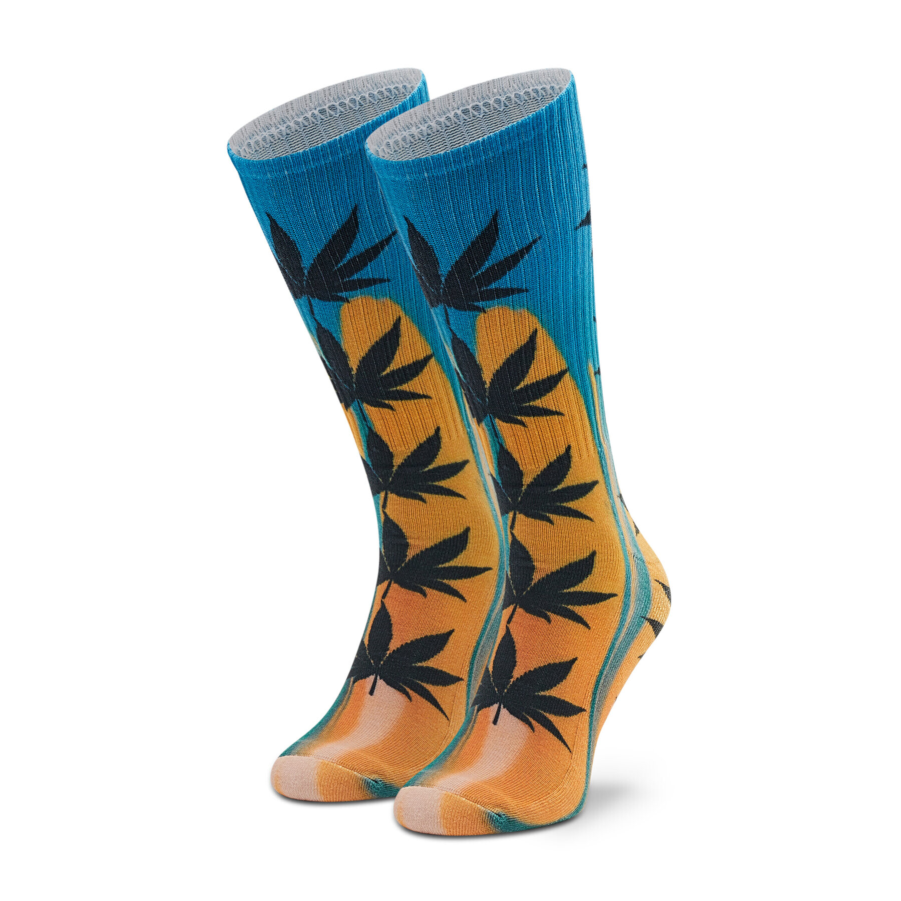 HUF Дълги чорапи unisex Digital Plantlife SK00620 Жълт - Pepit.bg