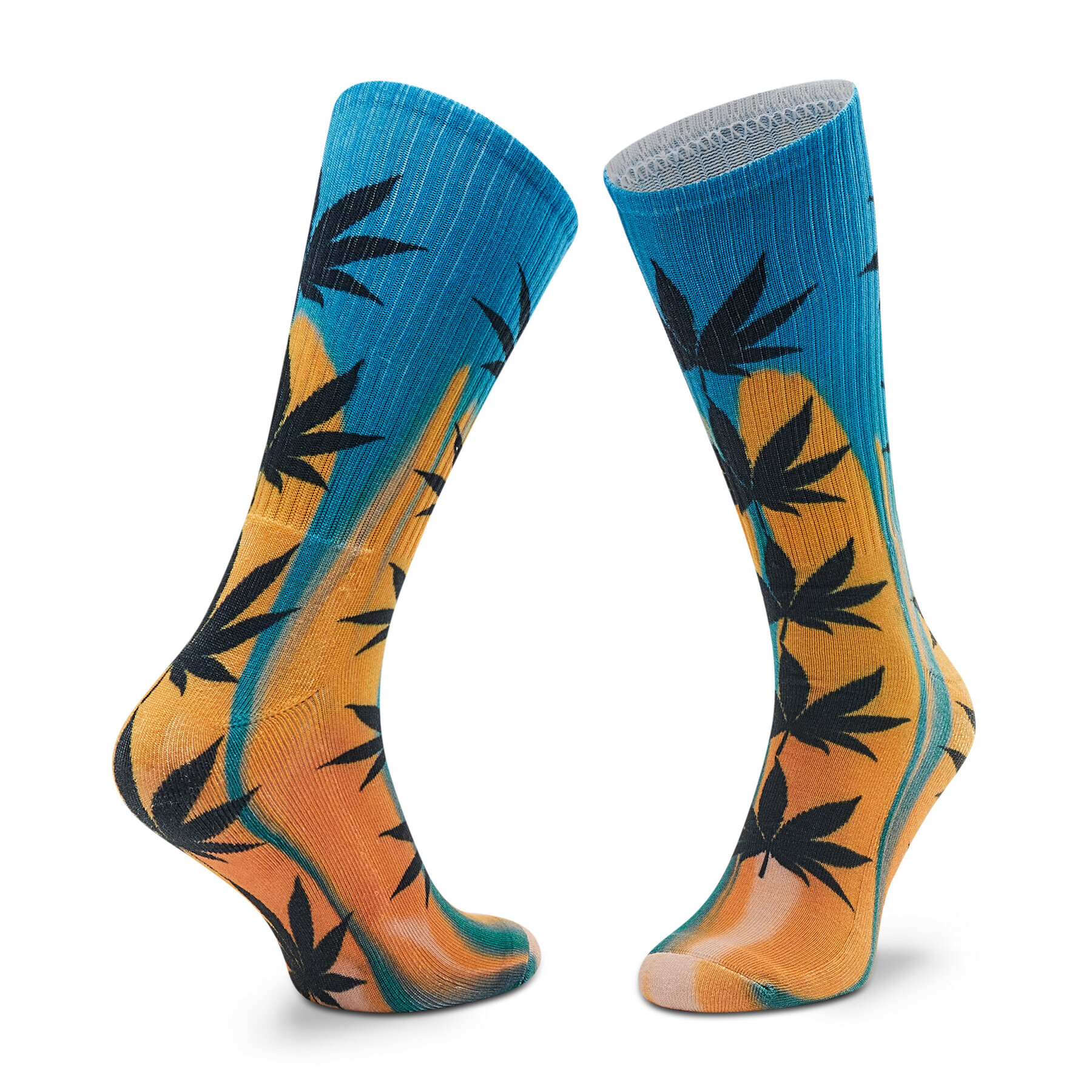 HUF Дълги чорапи unisex Digital Plantlife SK00620 Жълт - Pepit.bg