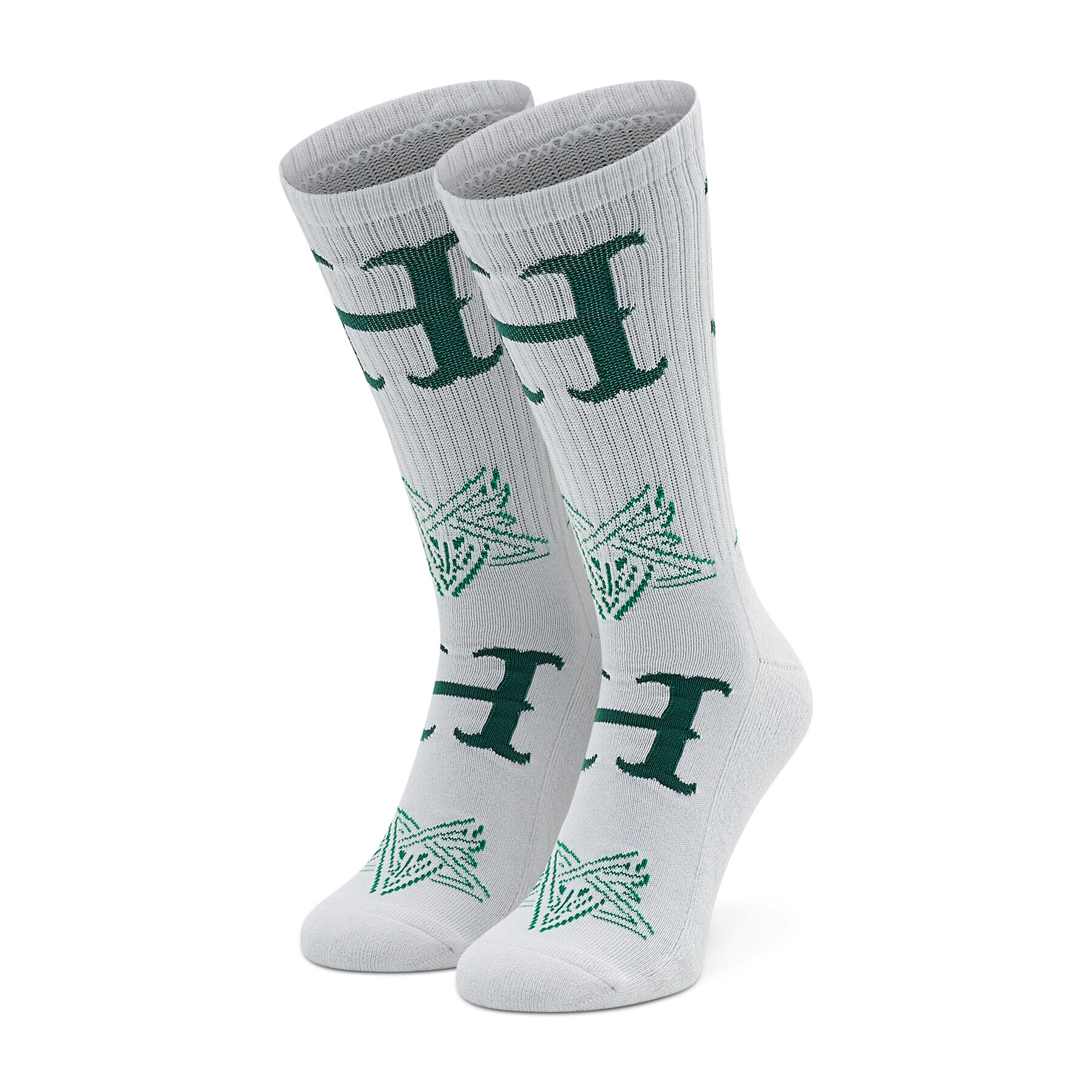 HUF Дълги чорапи unisex Duality Sock SK00723 Бял - Pepit.bg