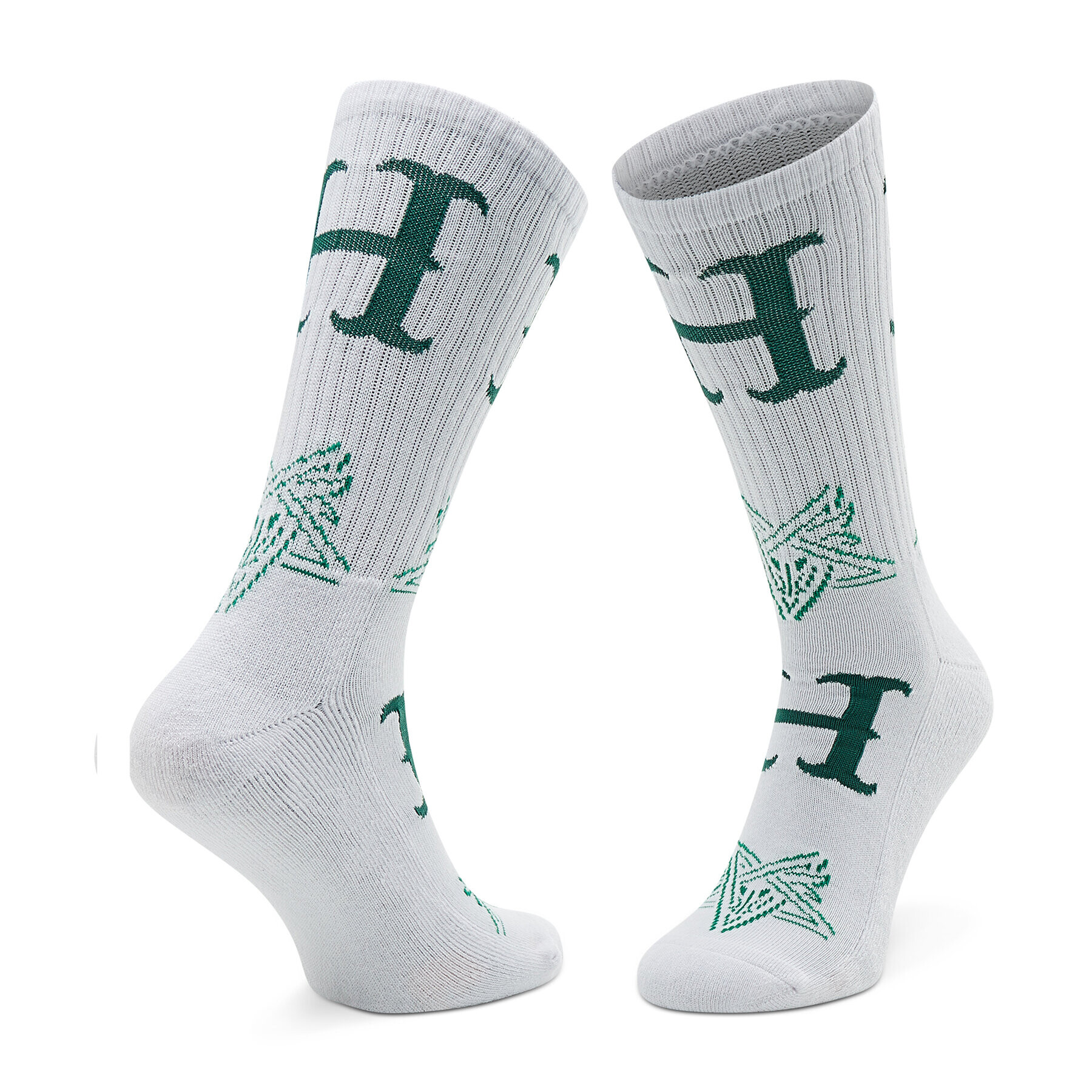 HUF Дълги чорапи unisex Duality Sock SK00723 Бял - Pepit.bg