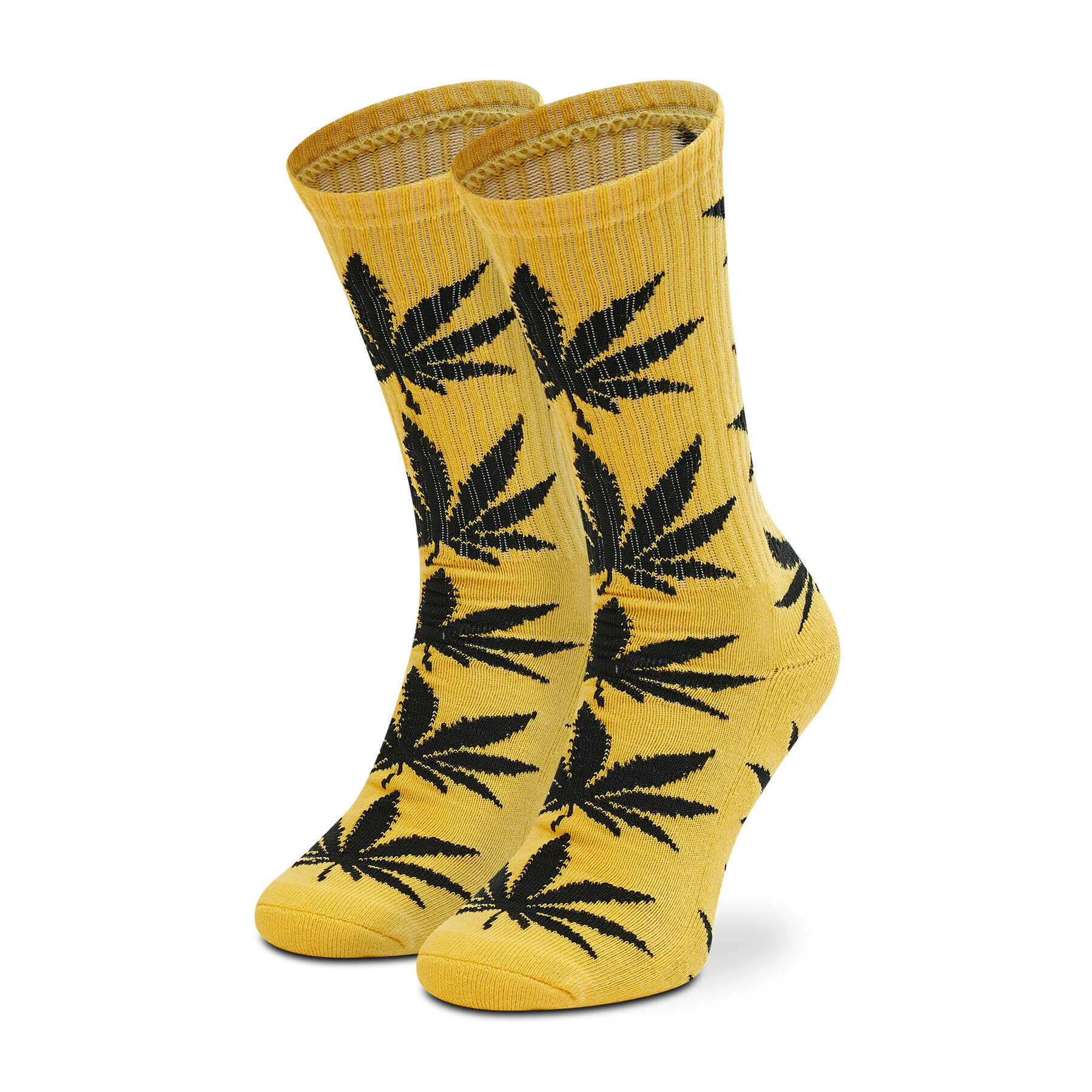 HUF Дълги чорапи unisex Essentials Plantlife Sock SK00298 r. OS Жълт - Pepit.bg