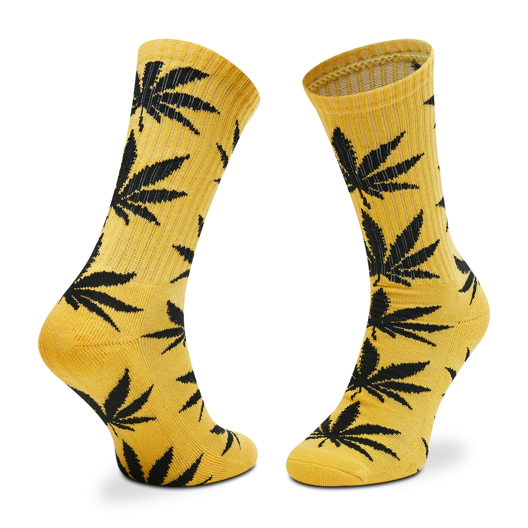 HUF Дълги чорапи unisex Essentials Plantlife Sock SK00298 r. OS Жълт - Pepit.bg