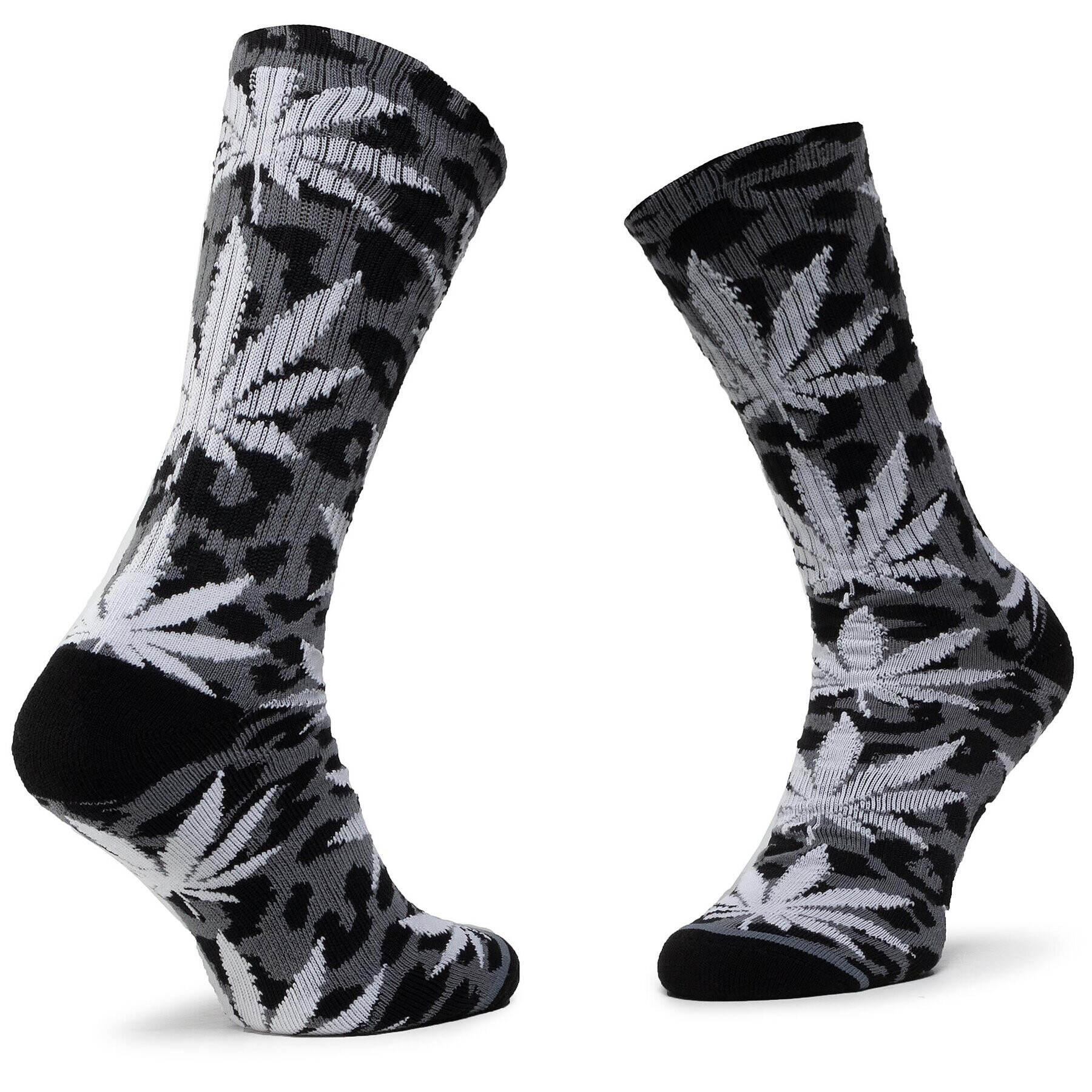 HUF Дълги чорапи unisex Neo Leopard Plantlife Sock SK00448 r.OS Сив - Pepit.bg