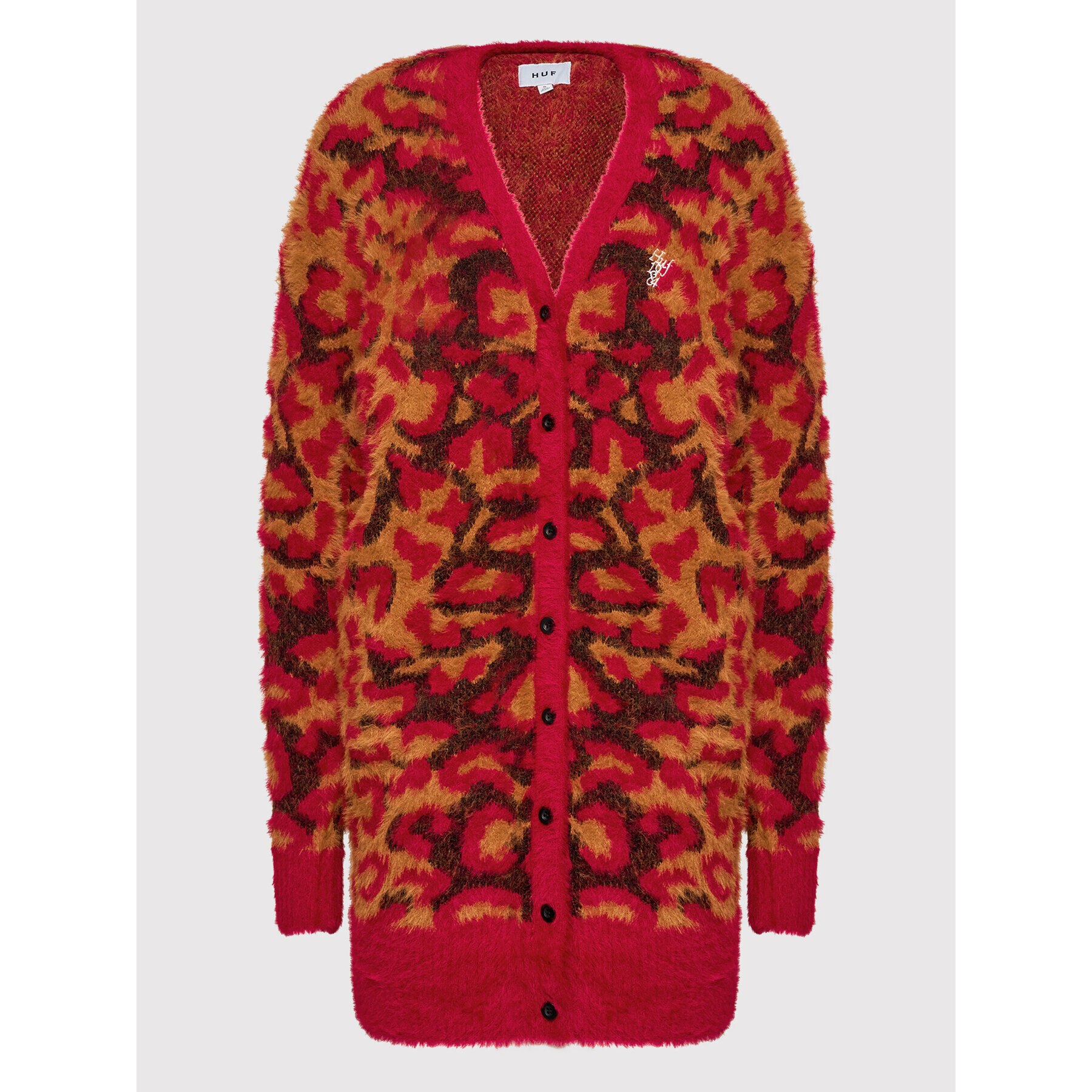 HUF Кардиган Knit Duster WKN0033 Цветен Regular Fit - Pepit.bg