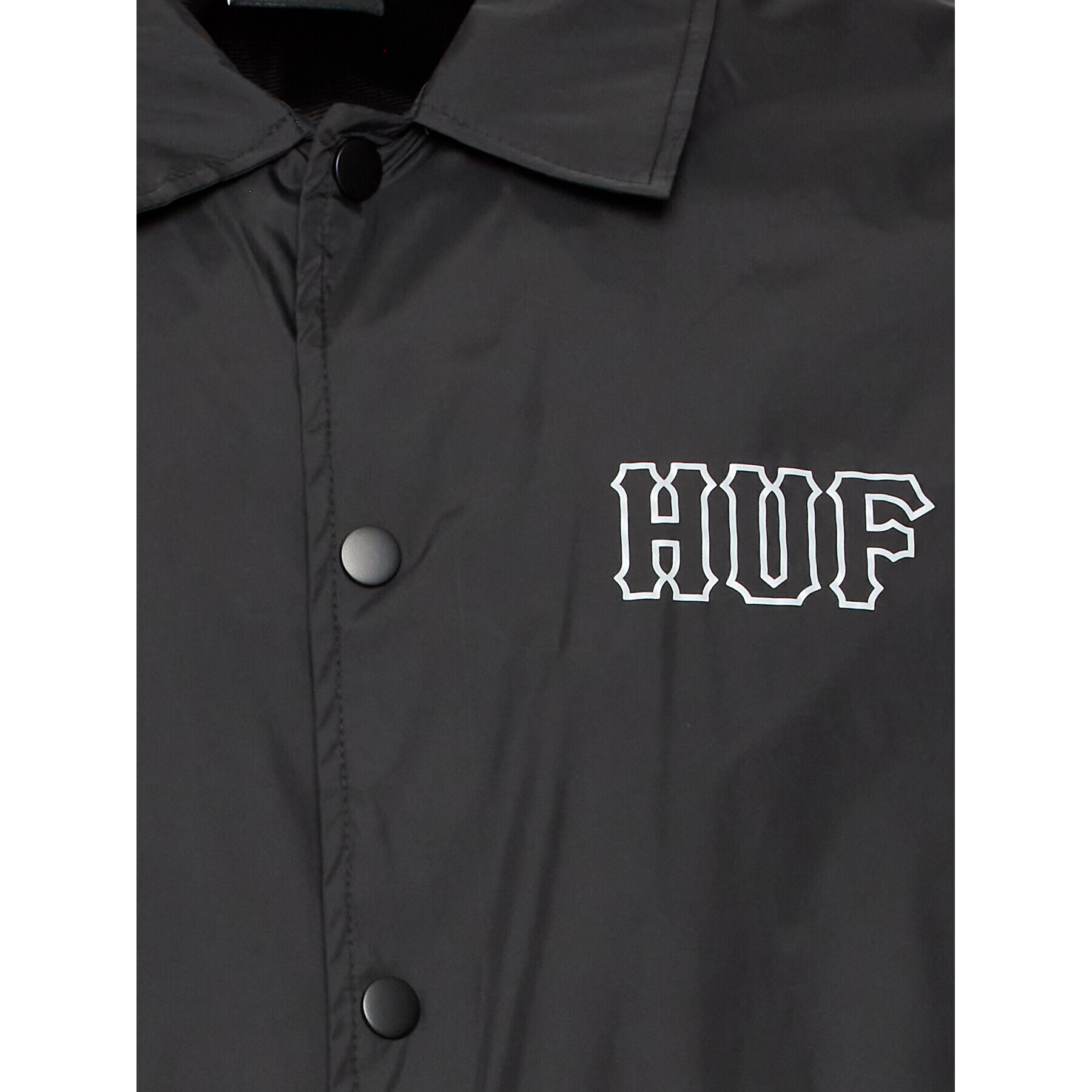 HUF Преходно яке JK00390 Черен Regular Fit - Pepit.bg