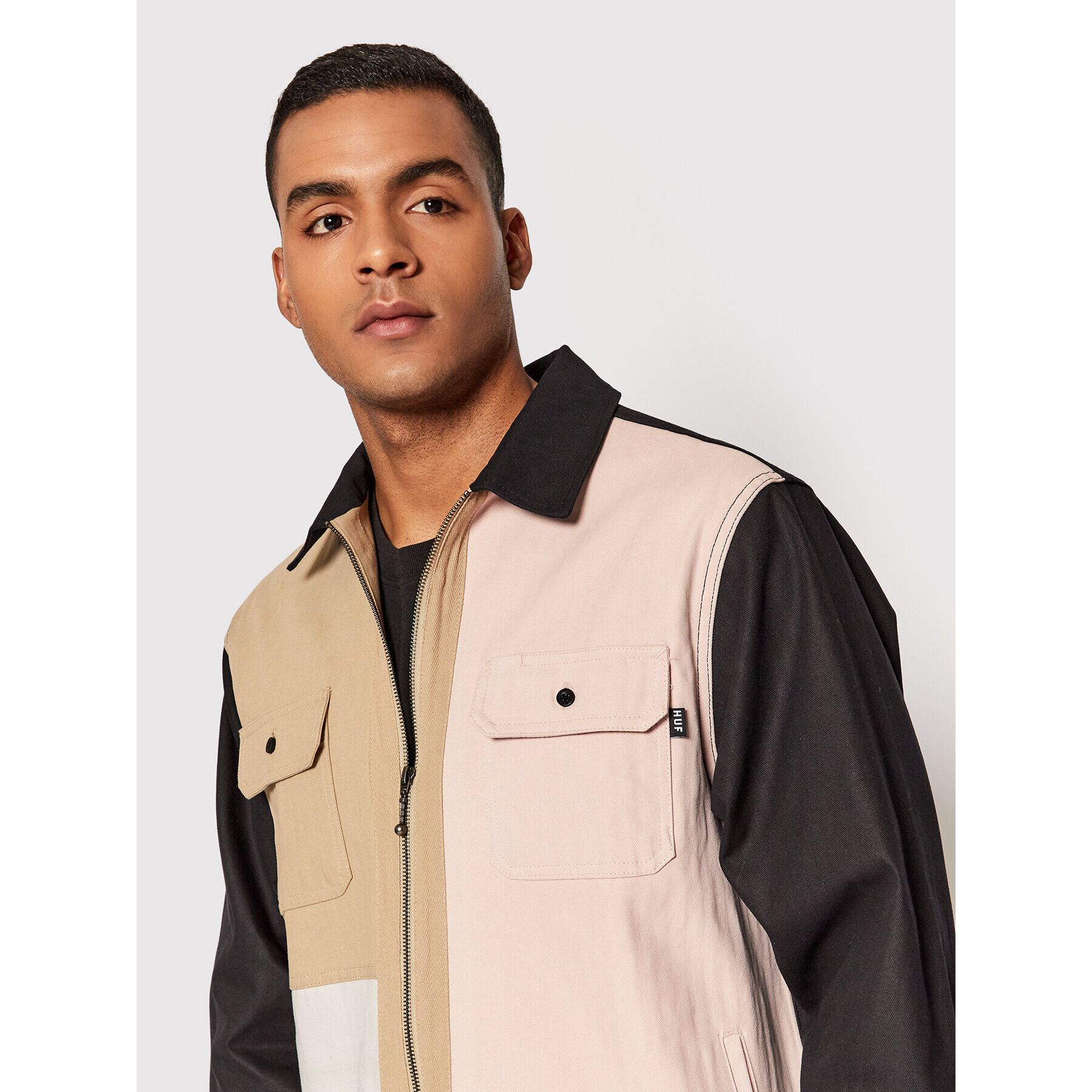 HUF Преходно яке Split JK00346 Цветен Regular Fit - Pepit.bg
