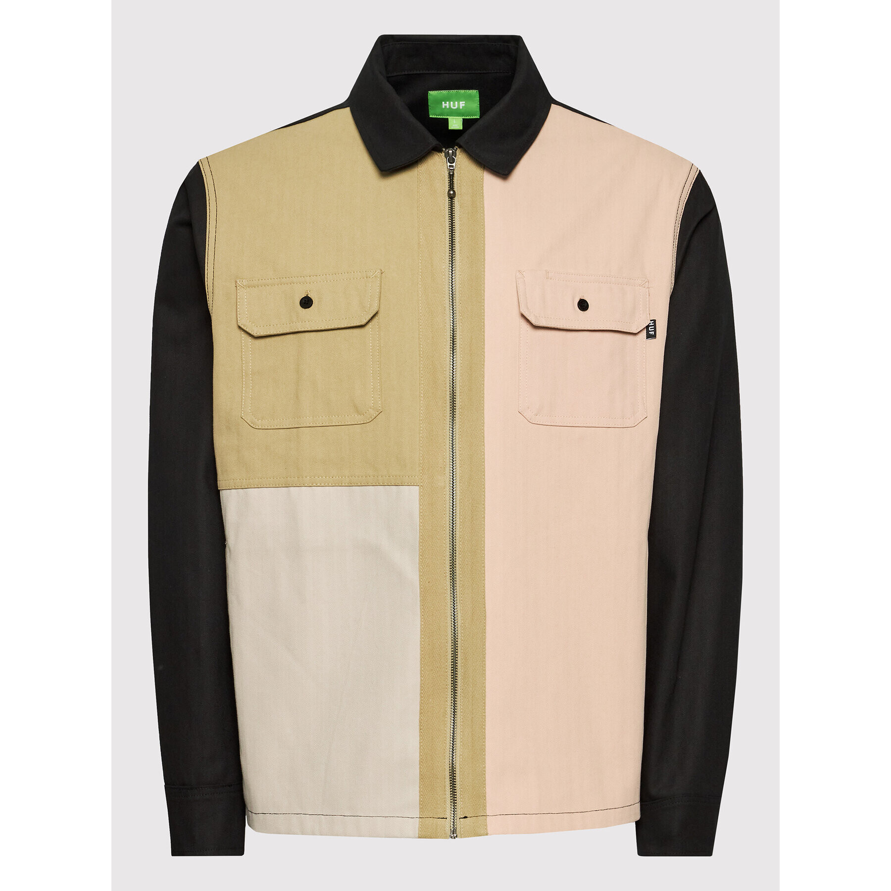 HUF Преходно яке Split JK00346 Цветен Regular Fit - Pepit.bg