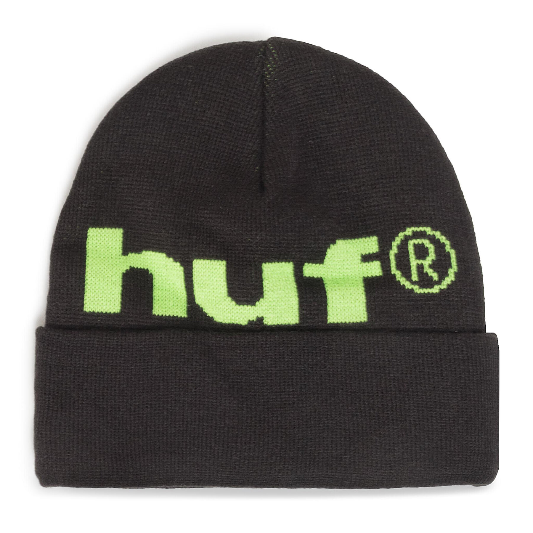 HUF Шапка 98 Logo Beanie BN00093 Черен - Pepit.bg