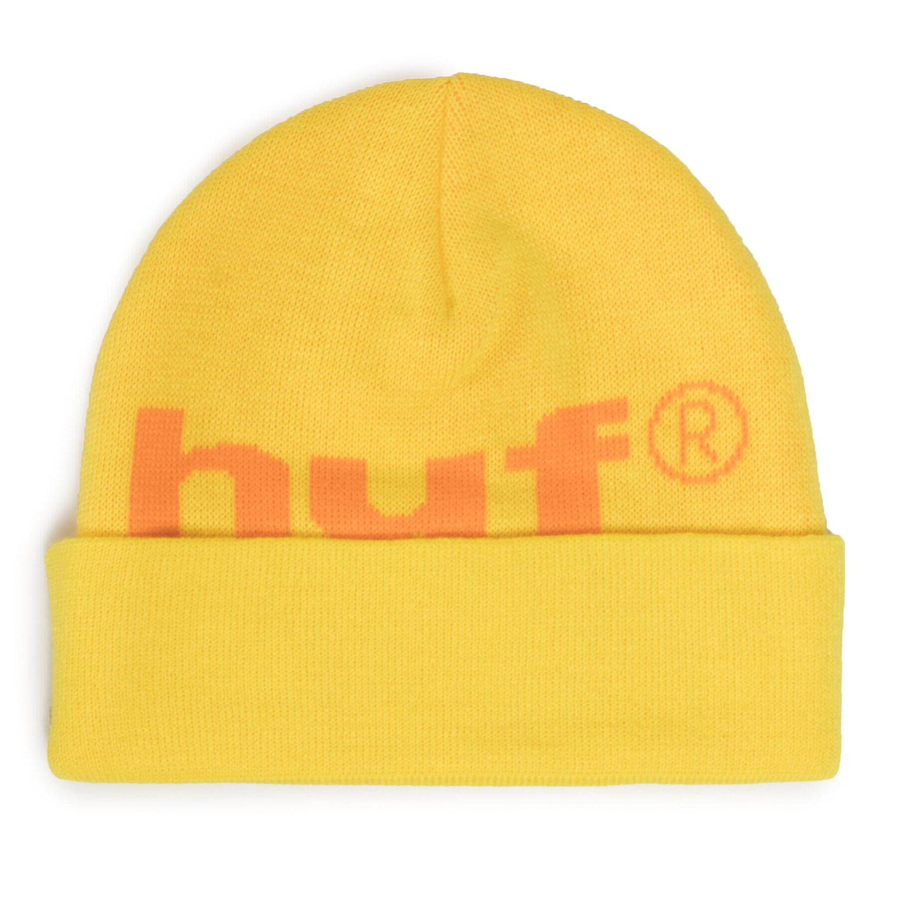 HUF Шапка 98 Logo Beanie BN00093 Жълт - Pepit.bg