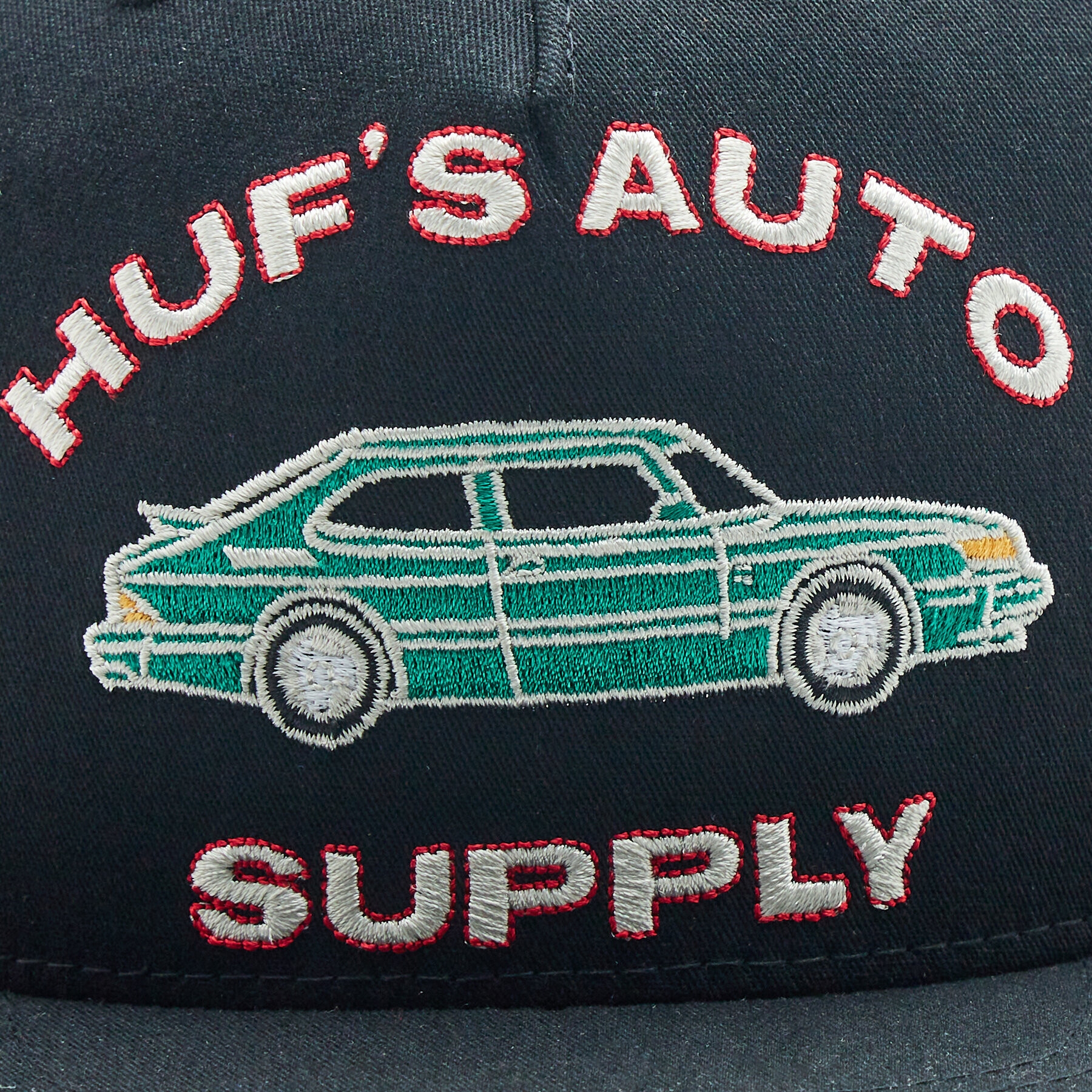 HUF Шапка с козирка Auto Supply HT00705 Черен - Pepit.bg