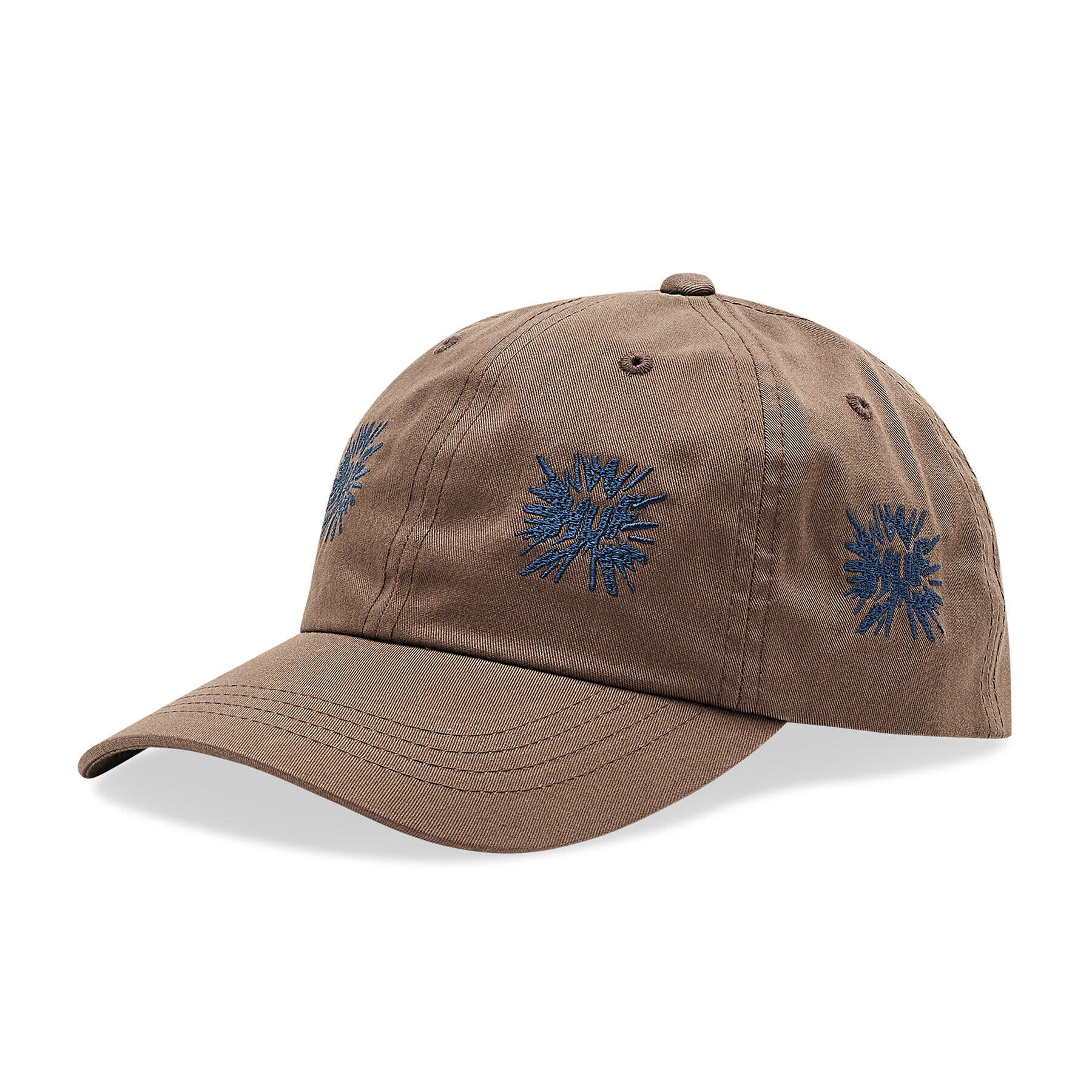 HUF Шапка с козирка Multi Hit 6-Panel Curved Visor HT00612 Кафяв - Pepit.bg