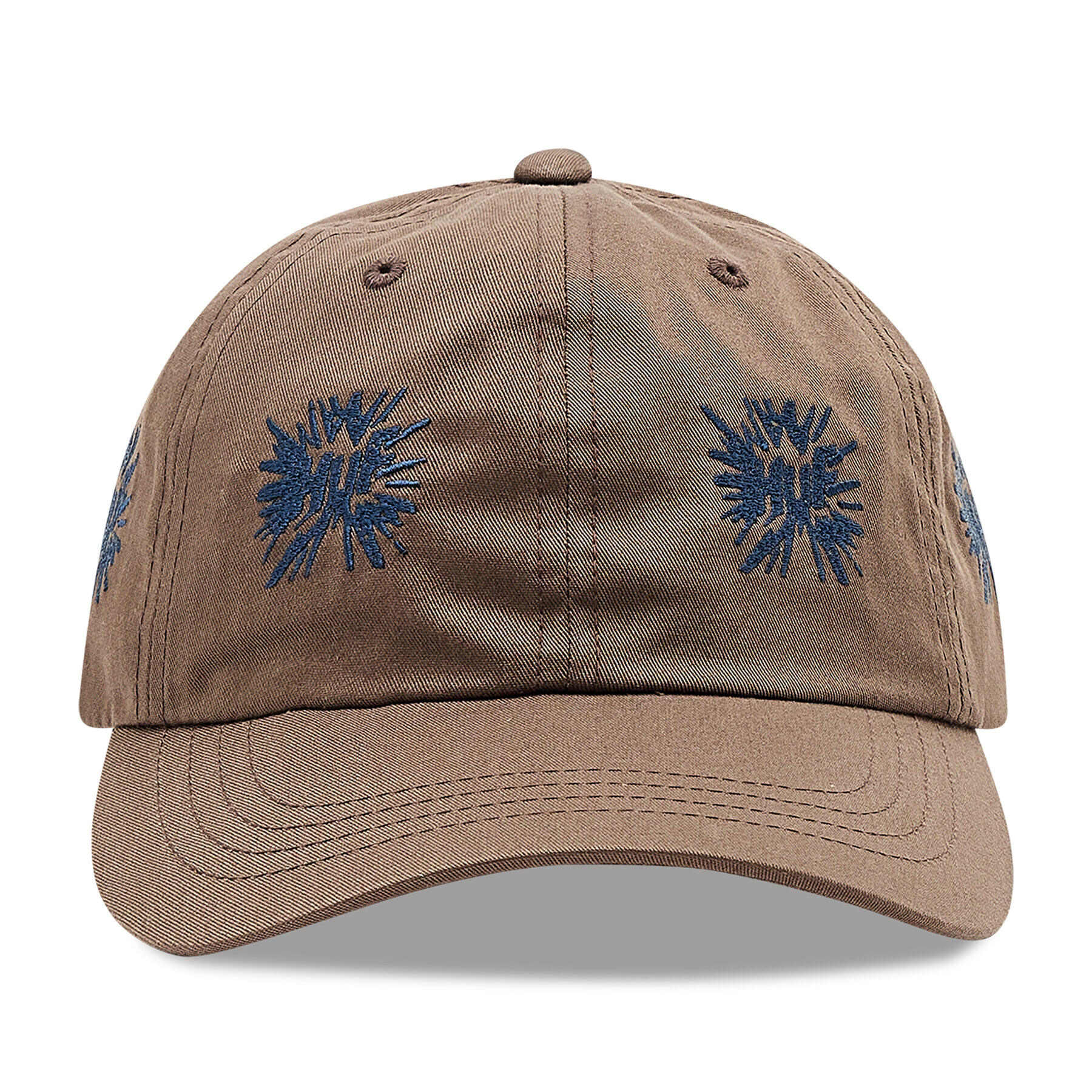 HUF Шапка с козирка Multi Hit 6-Panel Curved Visor HT00612 Кафяв - Pepit.bg