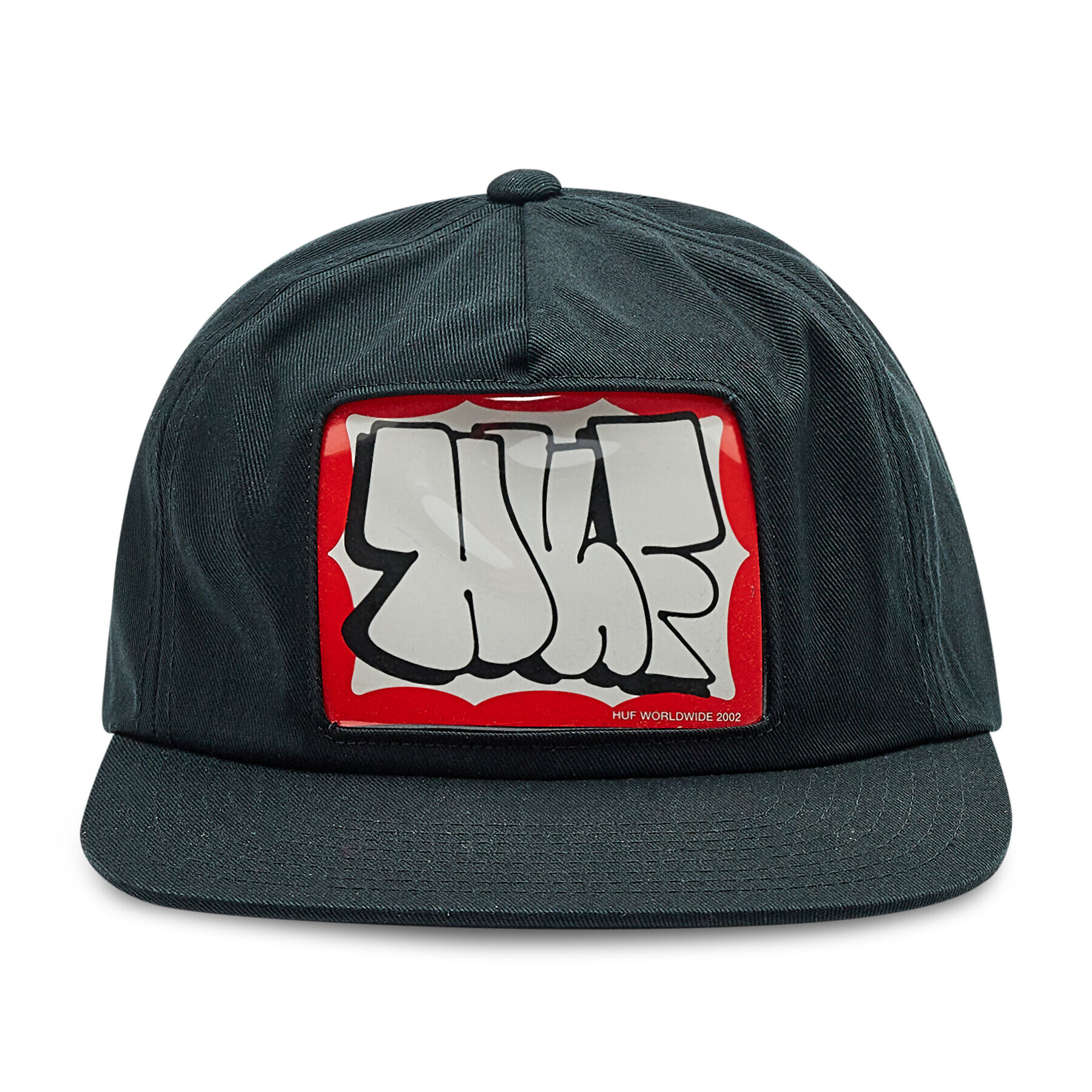 HUF Шапка с козирка One Window Snapback HT00607 Черен - Pepit.bg