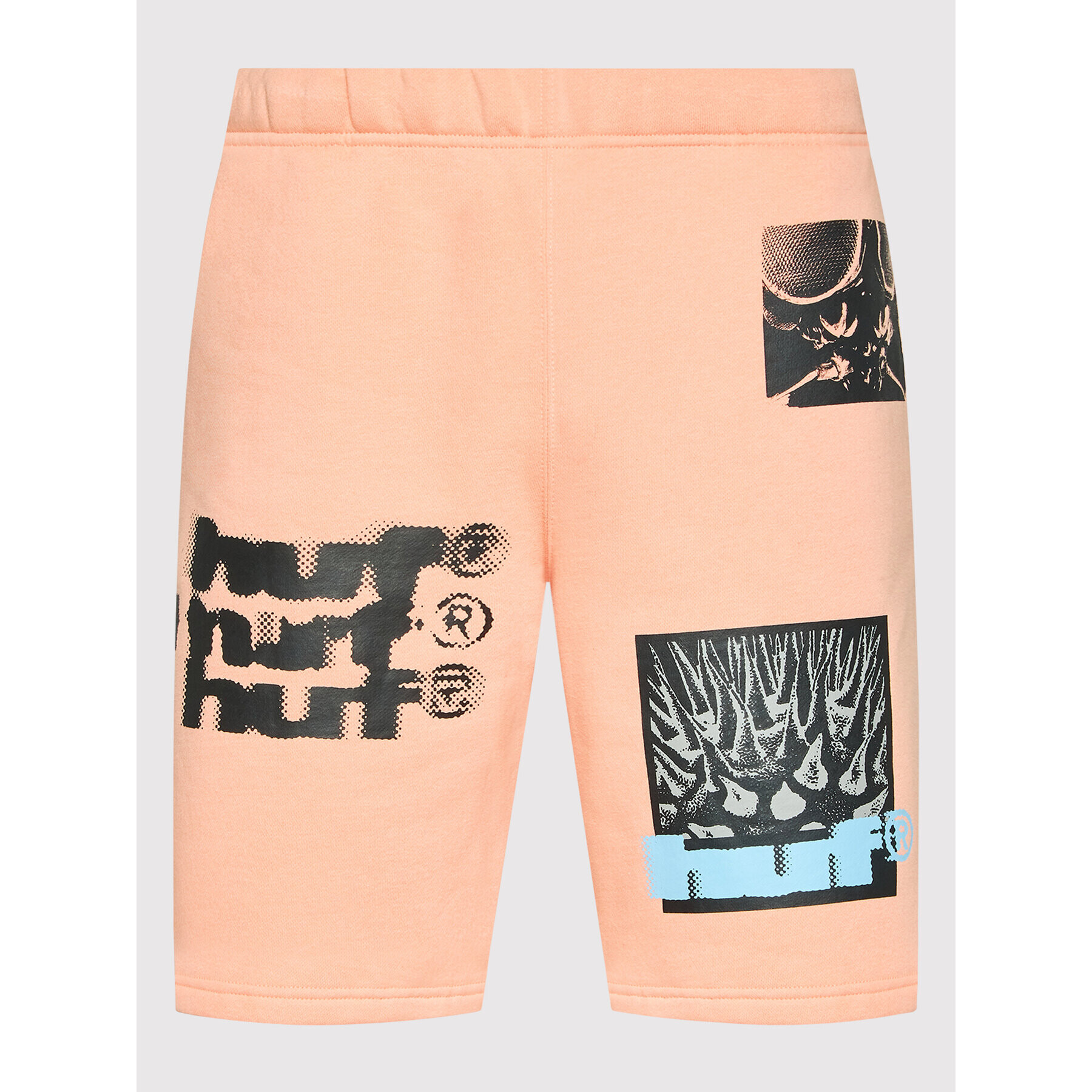 HUF Спортни шорти Virus PT00220 Розов Regular Fit - Pepit.bg