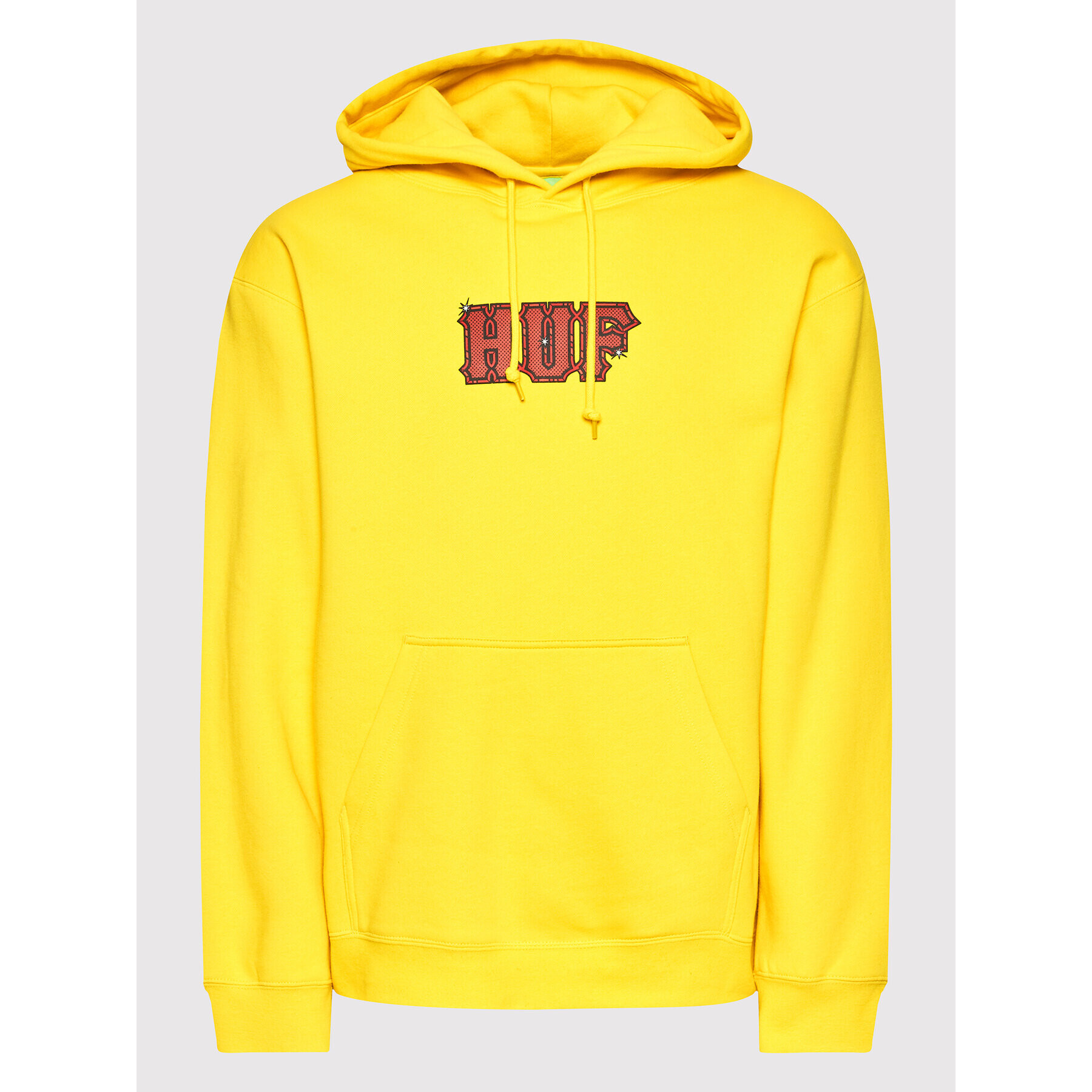 HUF Суитшърт Amazing PF00457 Жълт Regular Fit - Pepit.bg