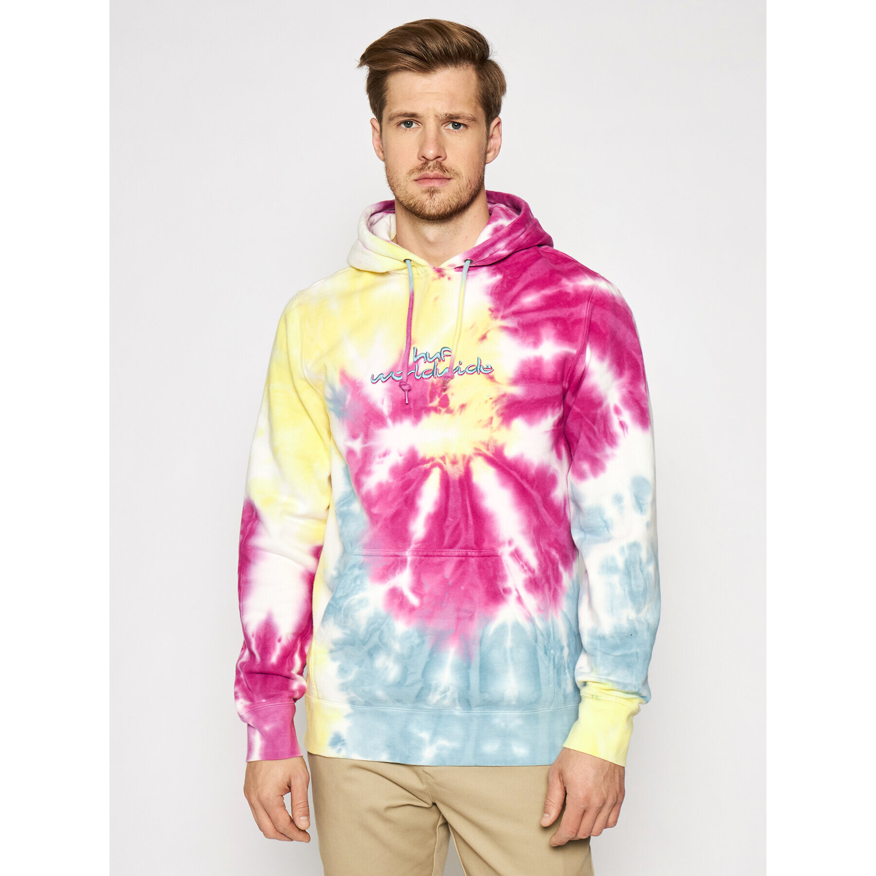 HUF Суитшърт Chemistry PF00350 Цветен Regular Fit - Pepit.bg