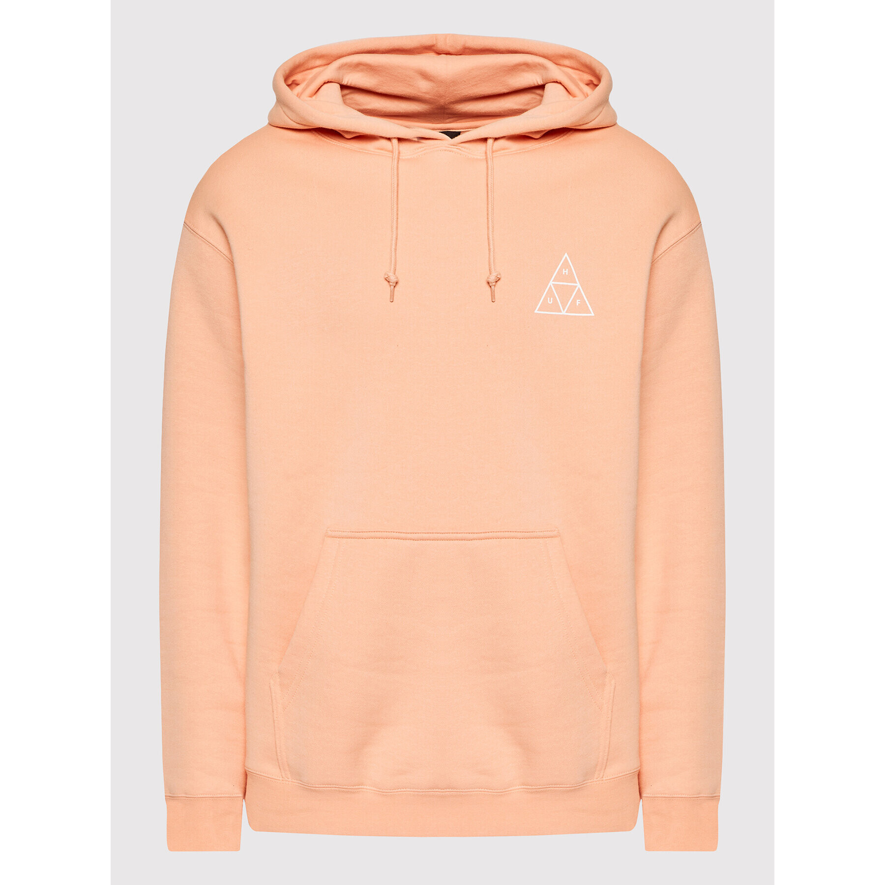 HUF Суитшърт Essentials Triple Triangle PF00491 Розов Regular Fit - Pepit.bg