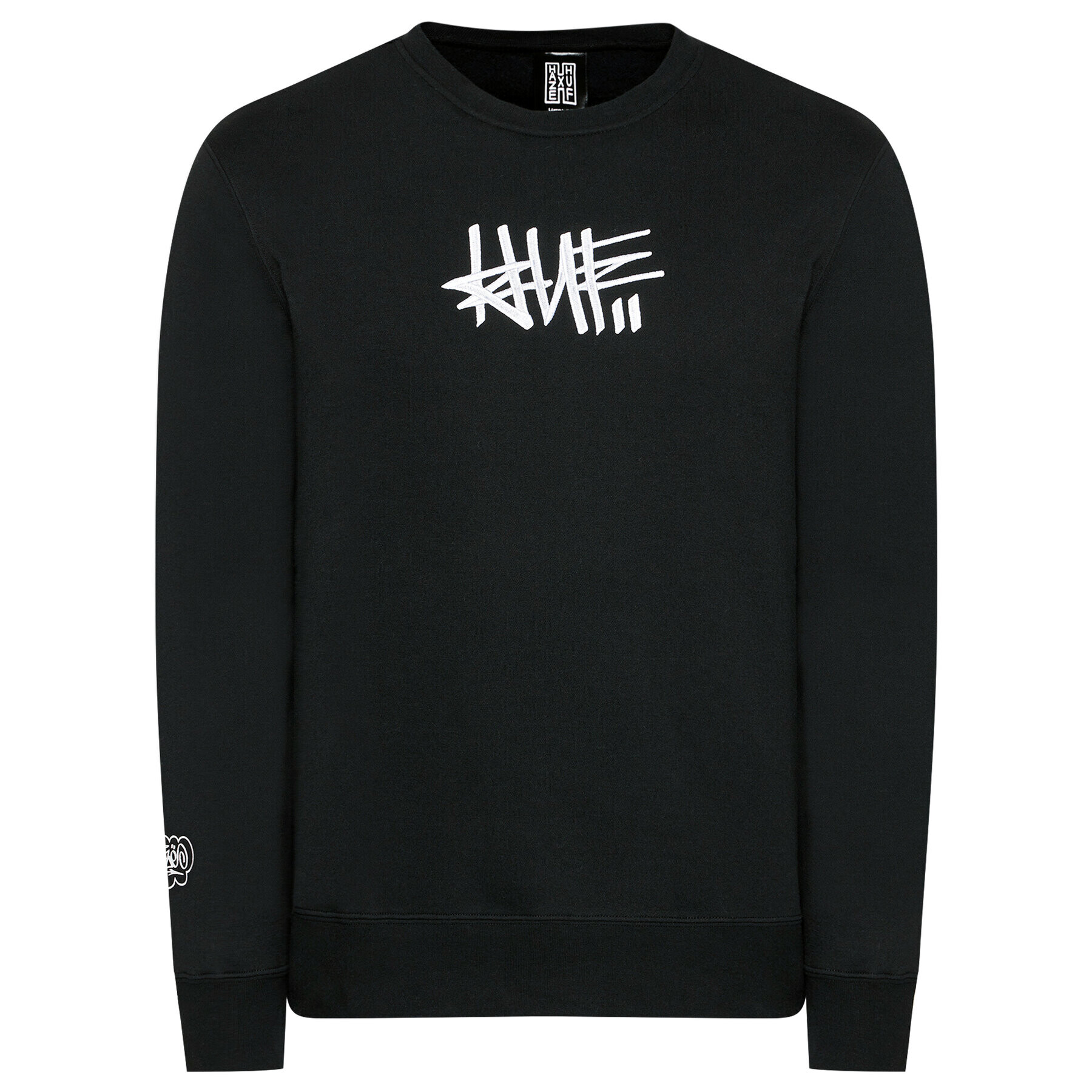 HUF Суитшърт HAZE Handstyle 1 PF00370 Черен Regular Fit - Pepit.bg