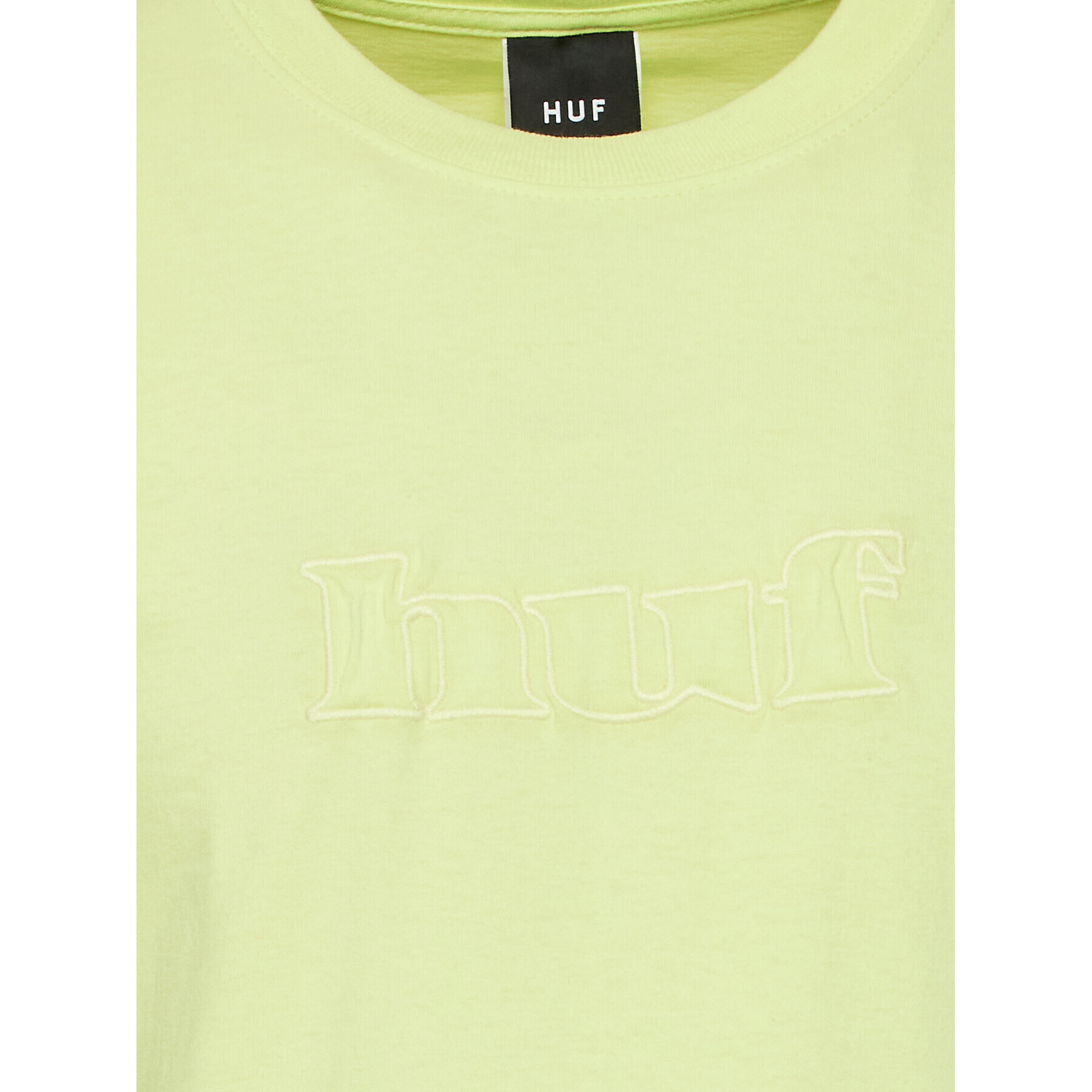 HUF Тениска с дълъг ръкав Certificate TS01932 Зелен Regular Fit - Pepit.bg