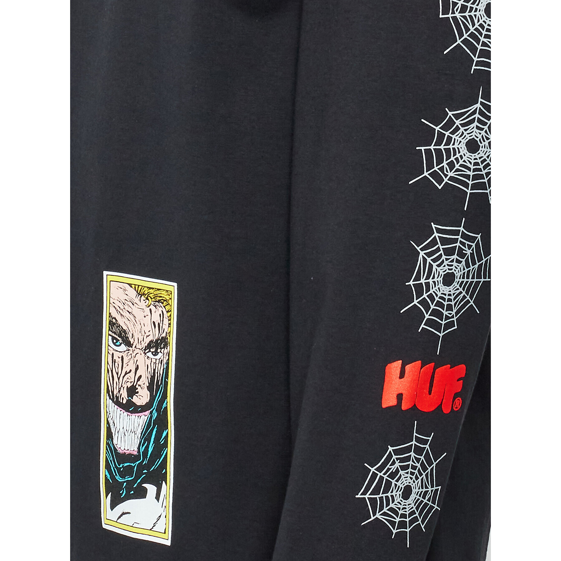 HUF Тениска с дълъг ръкав MARVEL Spidey Sense TS02054 Черен Regular Fit - Pepit.bg