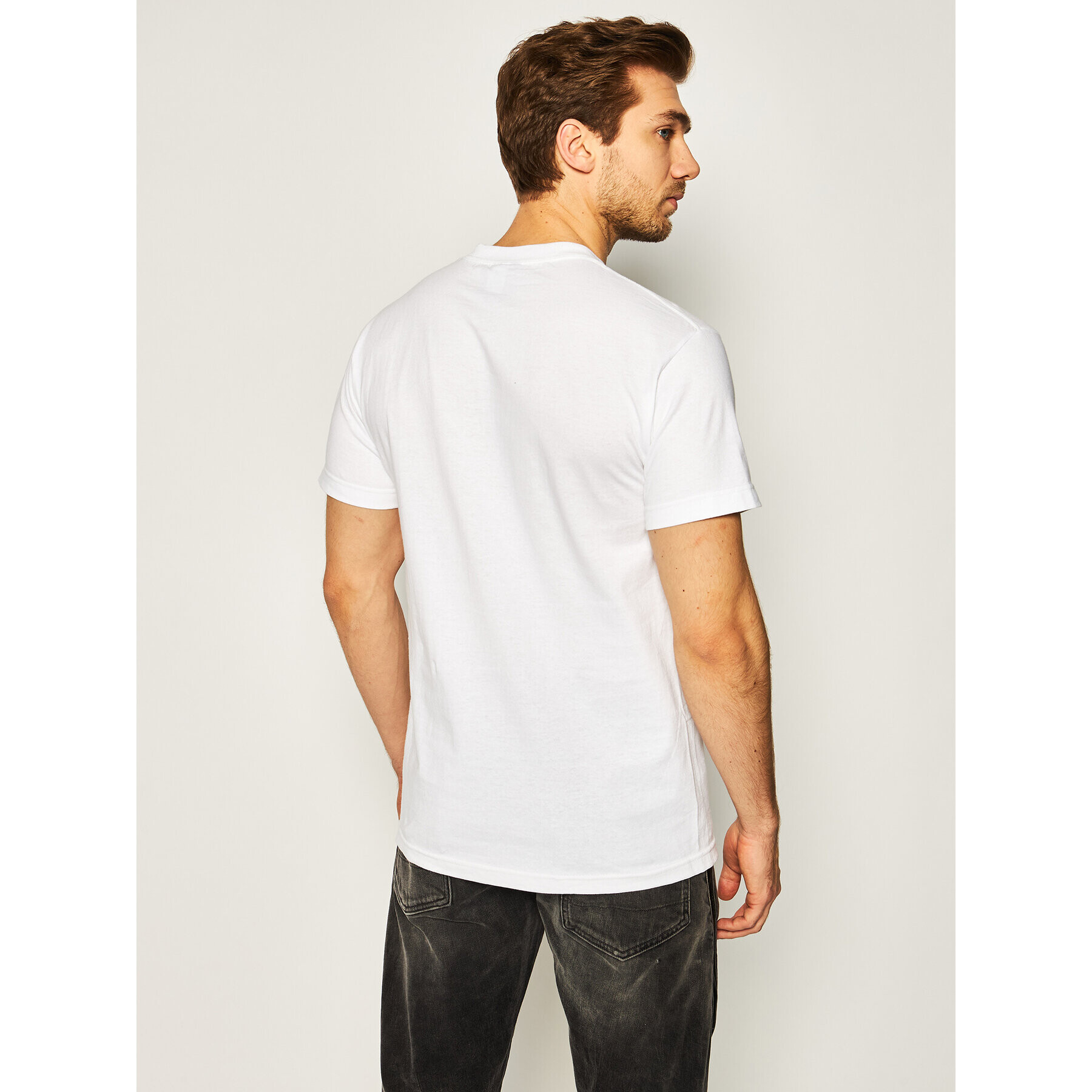 HUF Тишърт Essentials Og Logo TS00508 Бял Regular Fit - Pepit.bg