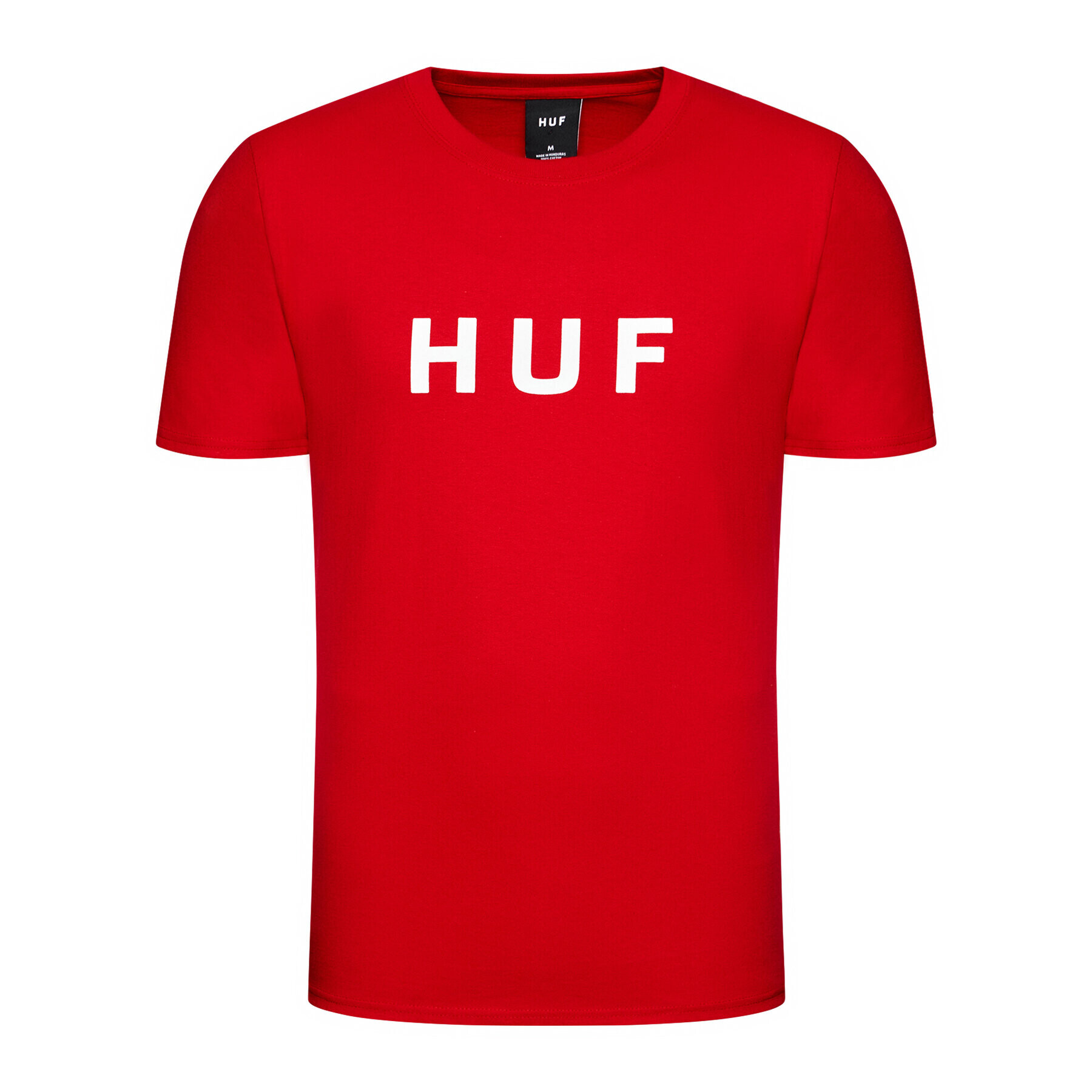 HUF Тишърт Essentials Og Logo TS00508 Червен Regular Fit - Pepit.bg