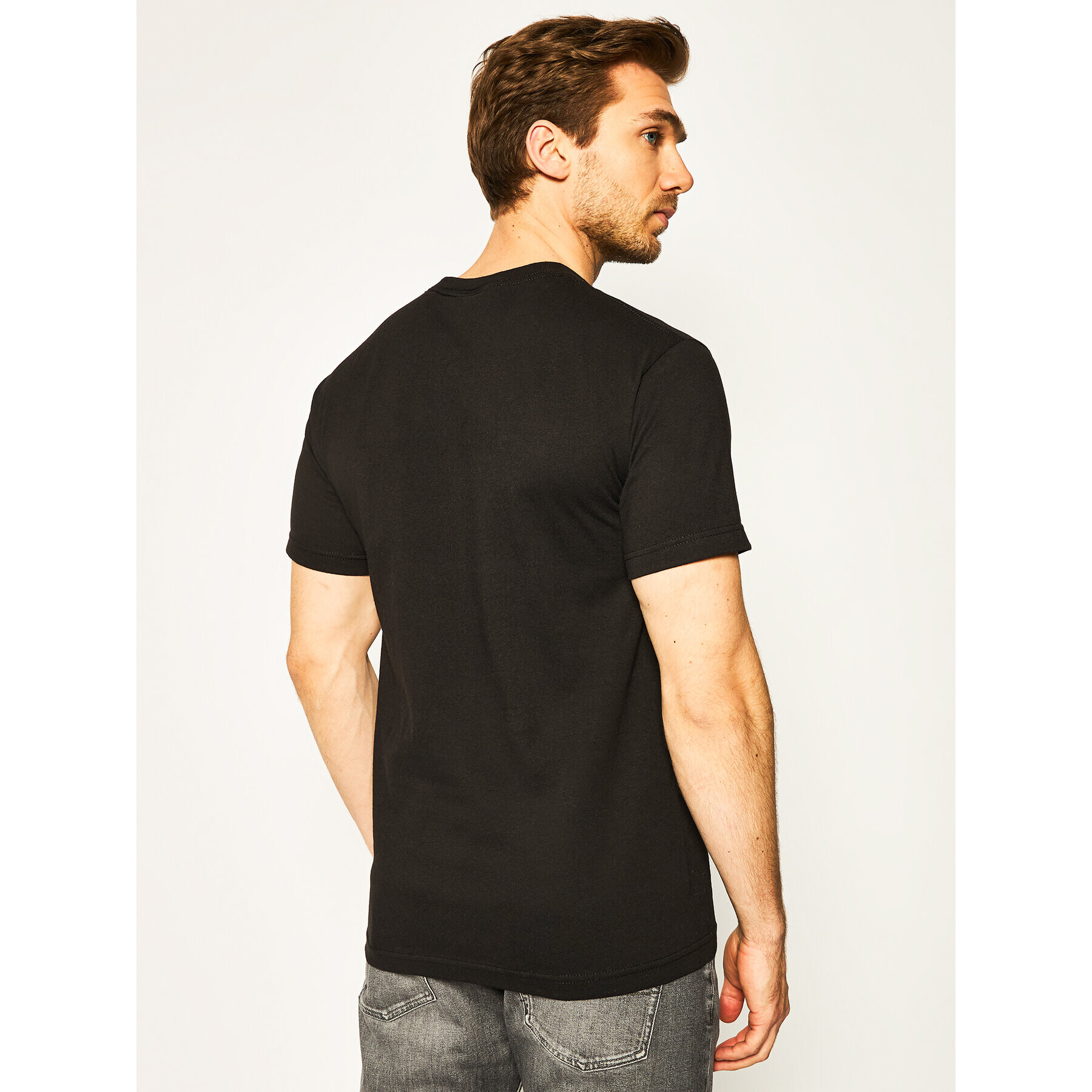 HUF Тишърт Essentials OG Logo TS00508 Тъмносин Regular Fit - Pepit.bg