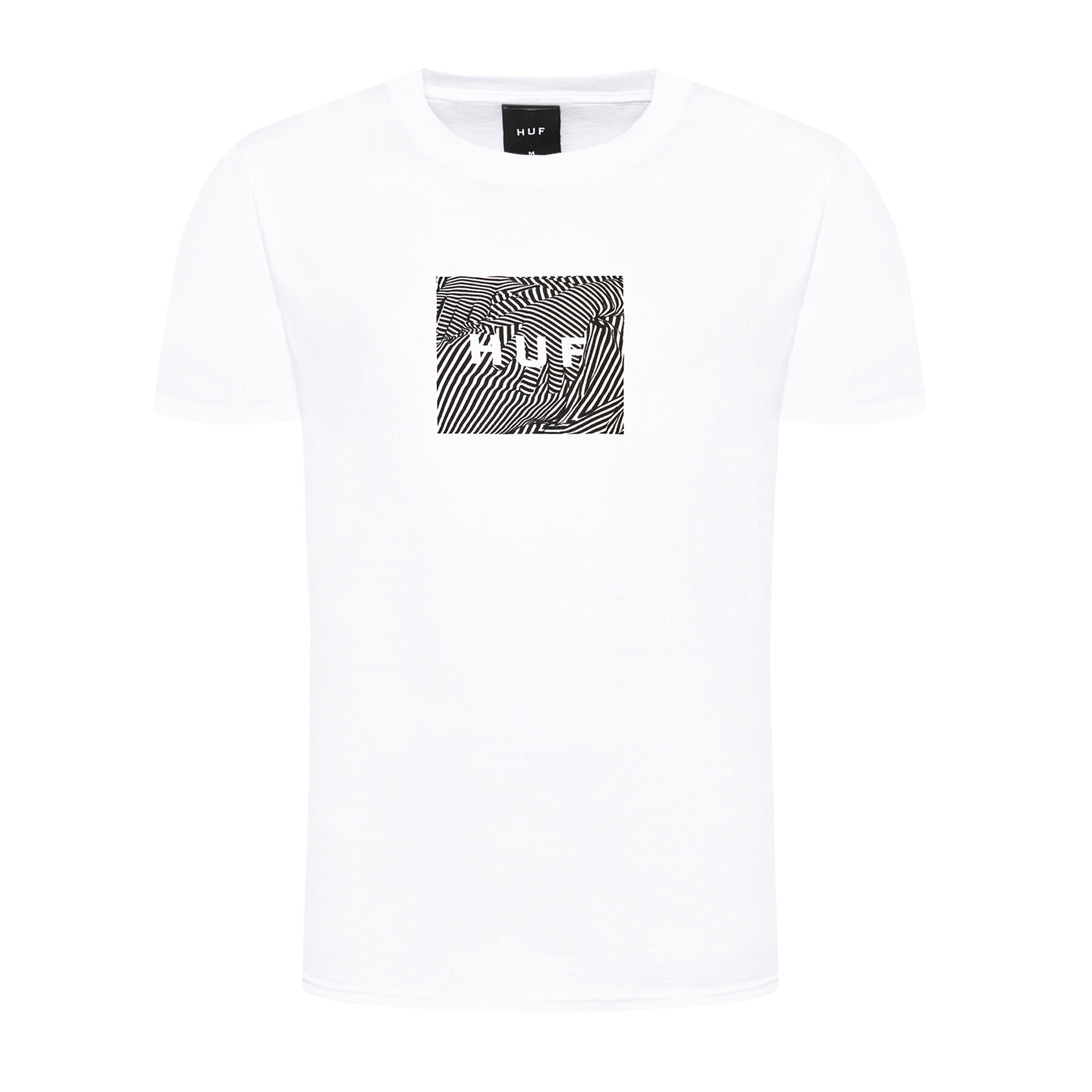 HUF Тишърт Feels TS01328 Бял Regular Fit - Pepit.bg