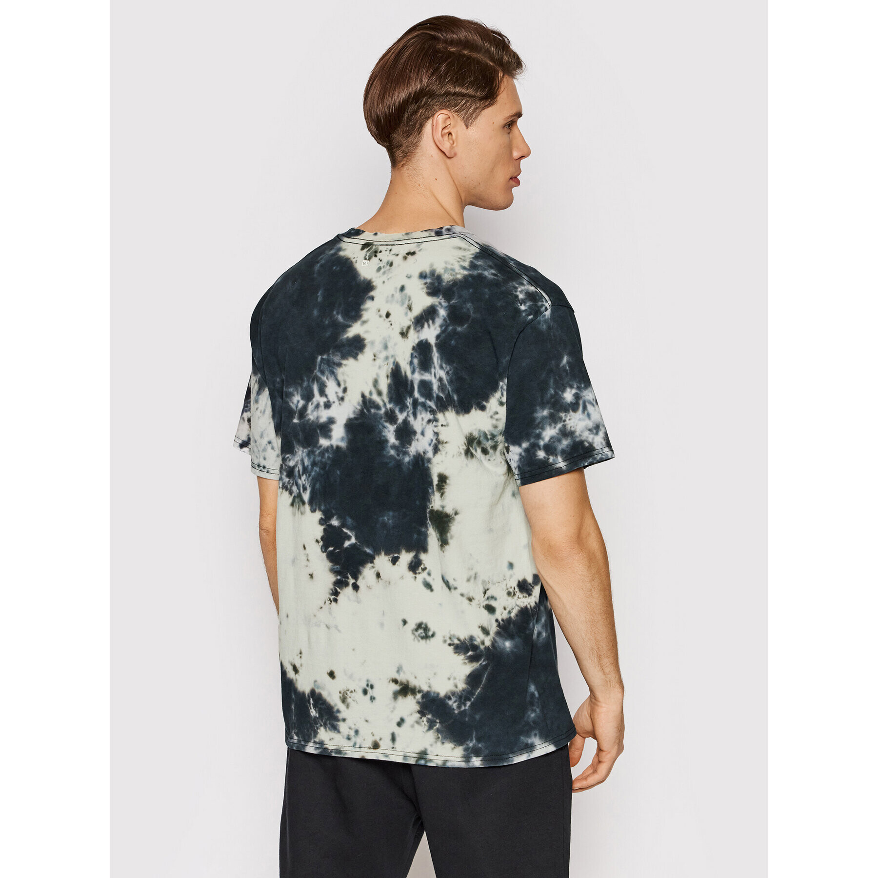 HUF Тишърт Gathering TS01497 Черен Regular Fit - Pepit.bg