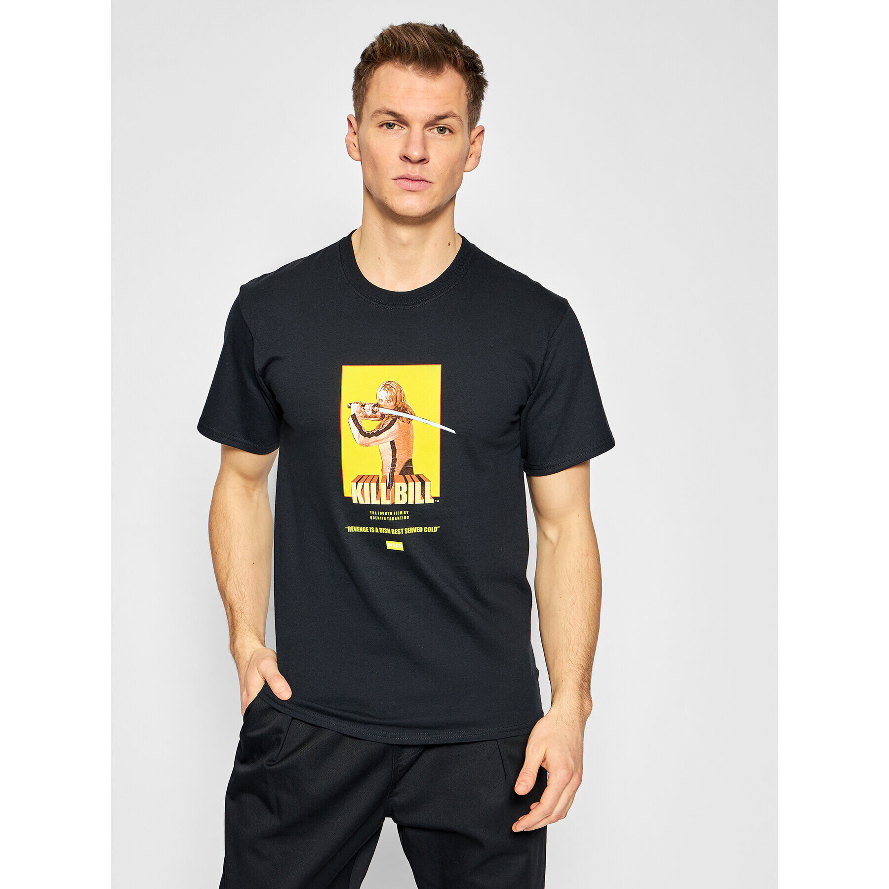 HUF Тишърт KILL BILL Bride TS01536 Черен Regular Fit - Pepit.bg